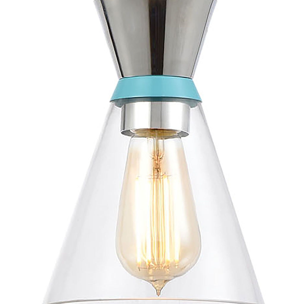 Modley 6'' Wide 1-Light Mini Pendant - Blue