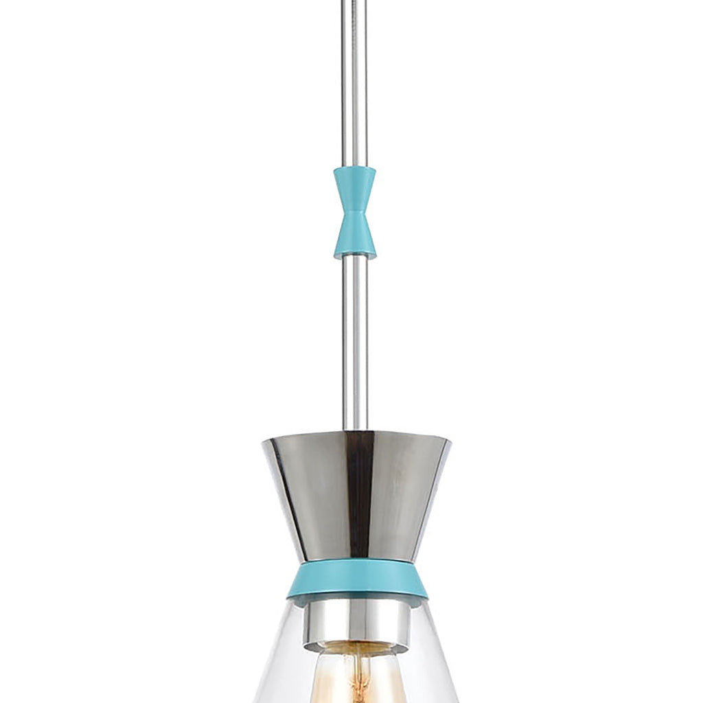 Modley 6'' Wide 1-Light Mini Pendant - Blue