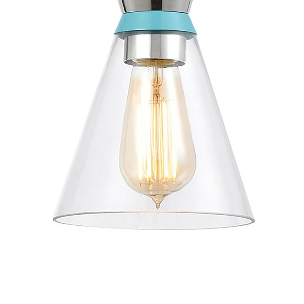 Modley 6'' Wide 1-Light Mini Pendant - Blue