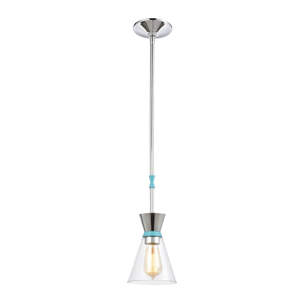 Modley 6'' Wide 1-Light Mini Pendant - Blue