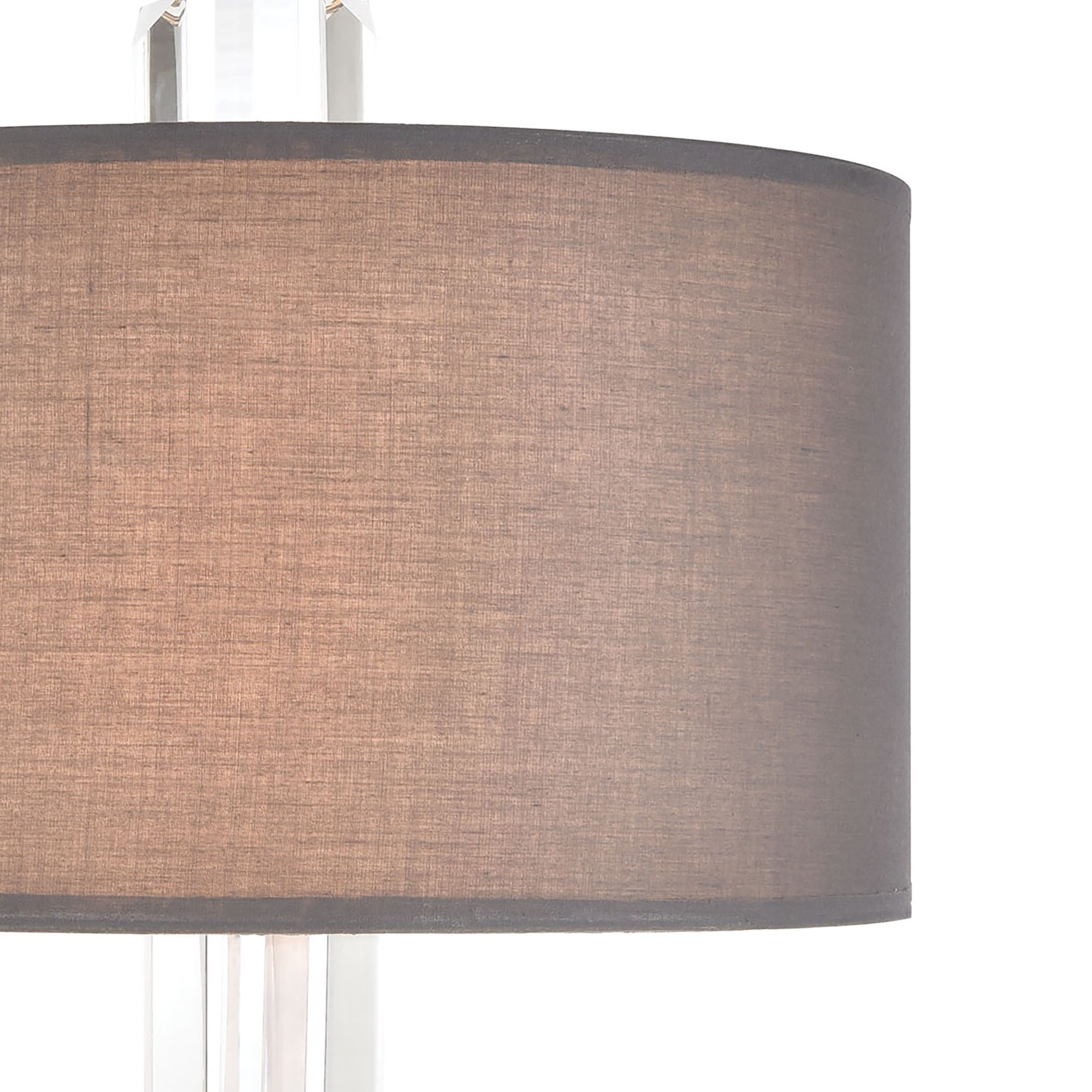 Crystal Falls 14'' High 2-Light Sconce - Satin Nickel