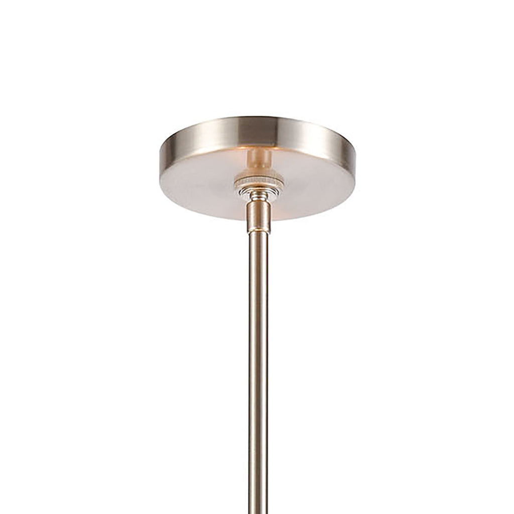 Crystal Falls 16'' Wide 3-Light Chandelier - Satin Nickel