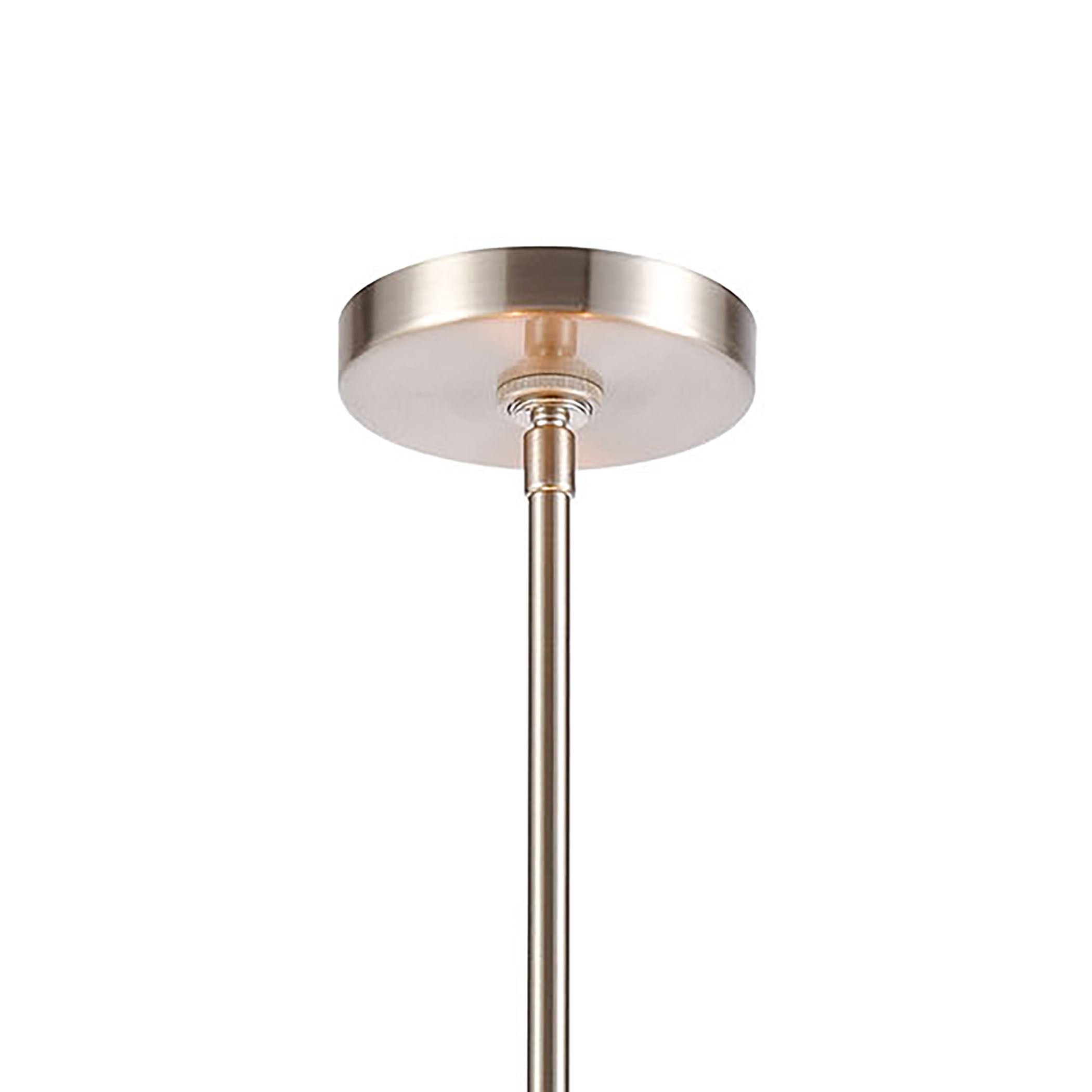 Crystal Falls 16'' Wide 3-Light Chandelier - Satin Nickel
