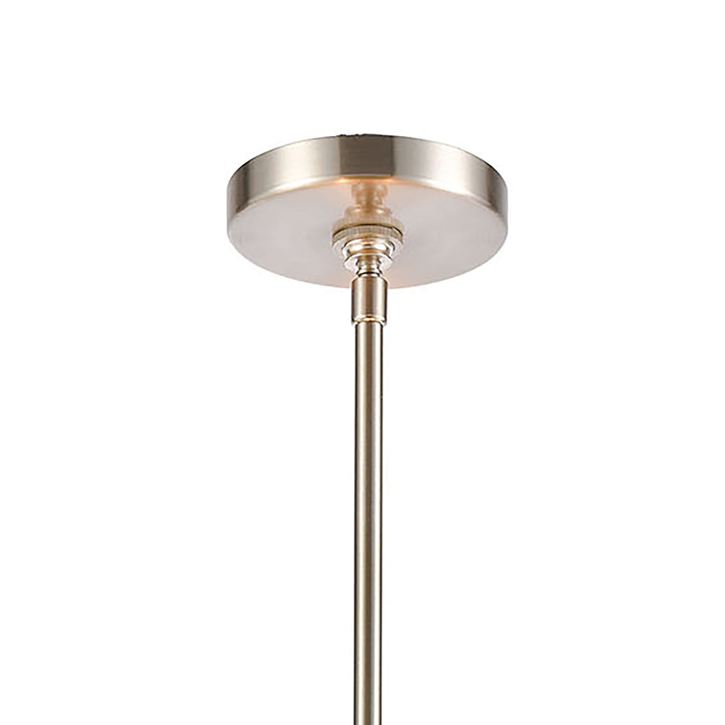 Crystal Falls 20'' Wide 3-Light Chandelier - Satin Nickel