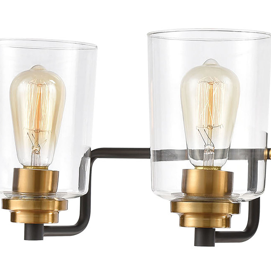 Robins 32'' Wide 4-Light Vanity Light - Matte Black