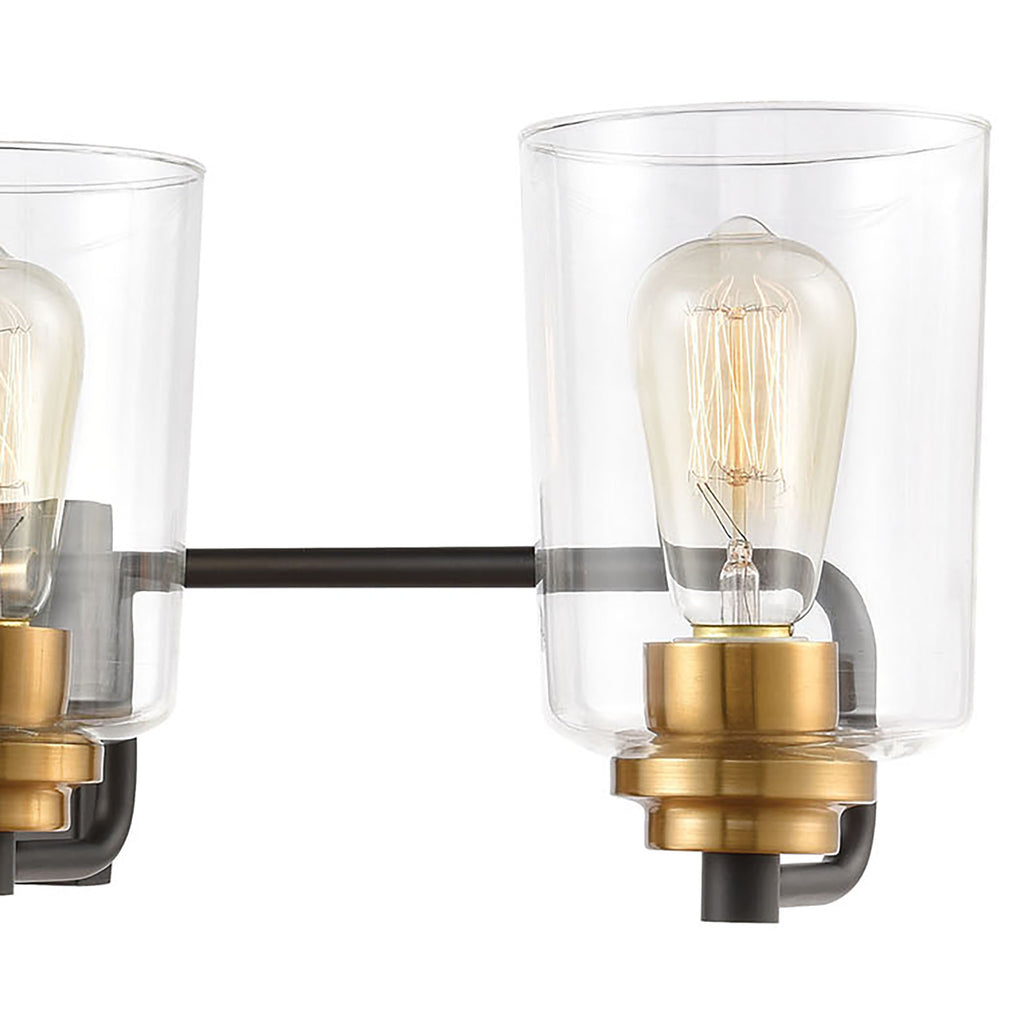 Robins 32'' Wide 4-Light Vanity Light - Matte Black