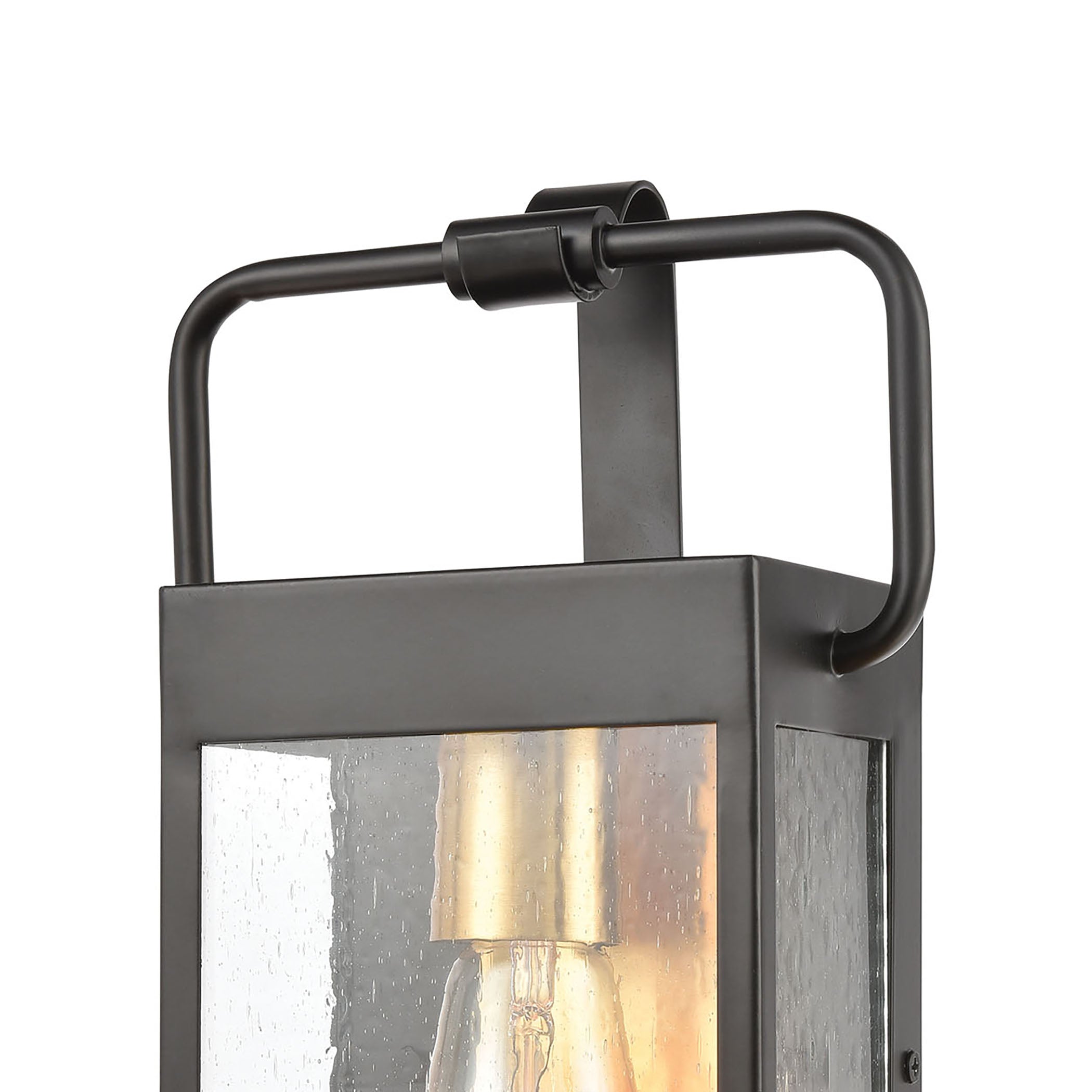 Knowlton 12'' High 1-Light Outdoor Sconce - Matte Black