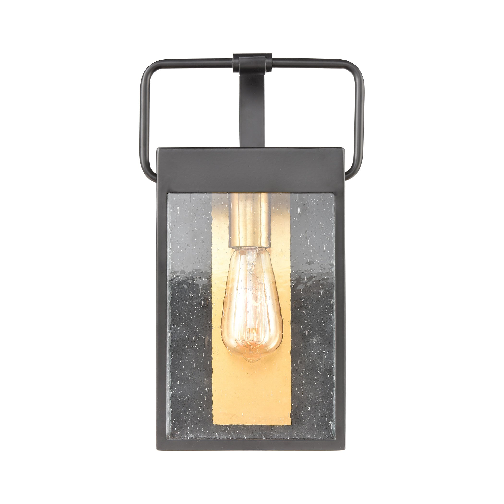 Knowlton 14'' High 1-Light Outdoor Sconce - Matte Black