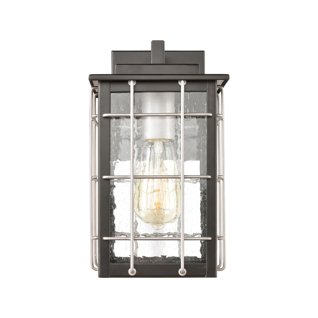 Brewster 11'' High 1-Light Outdoor Sconce - Matte Black