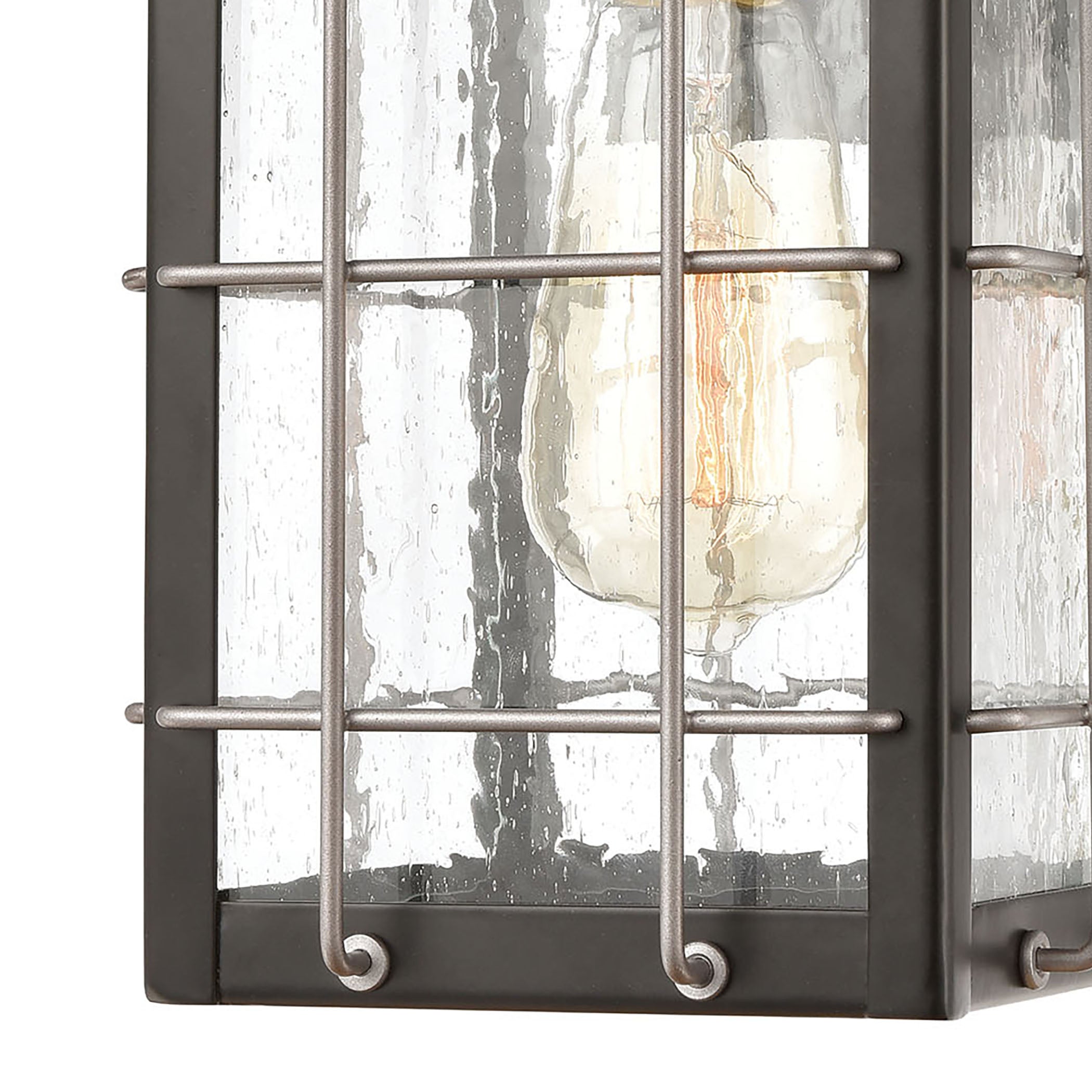 Brewster 11'' High 1-Light Outdoor Sconce - Matte Black