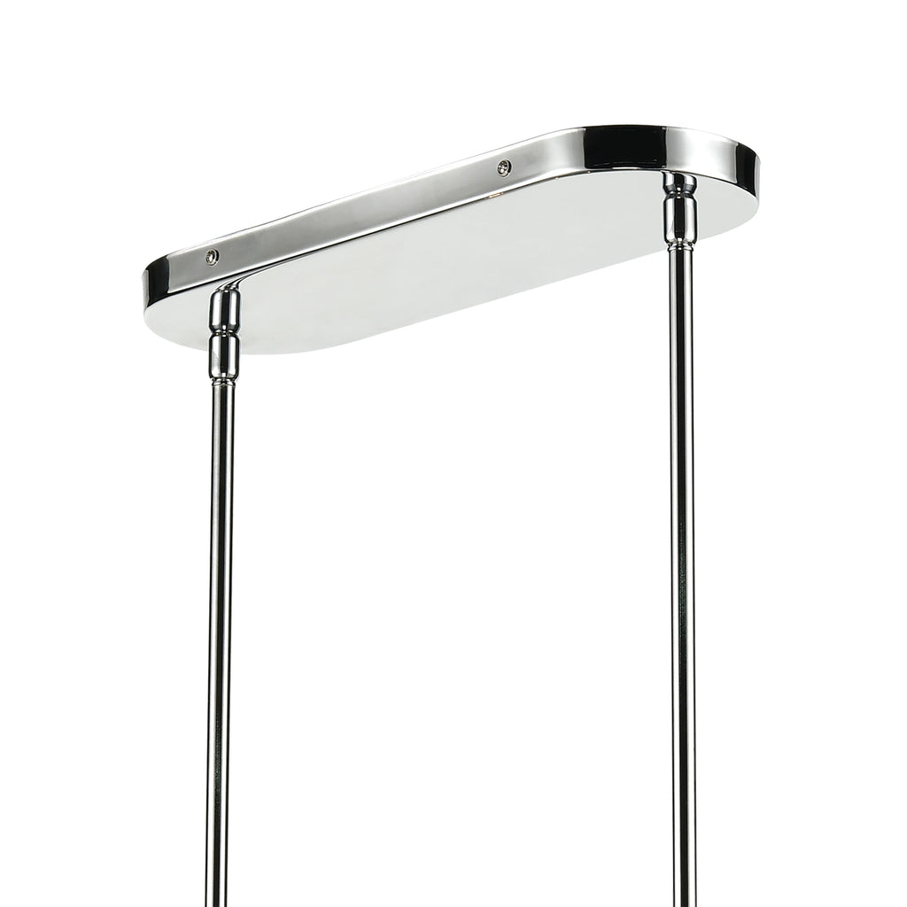 Winter's Spray 53'' Wide 7-Light Linear Chandelier - Polished Chrome