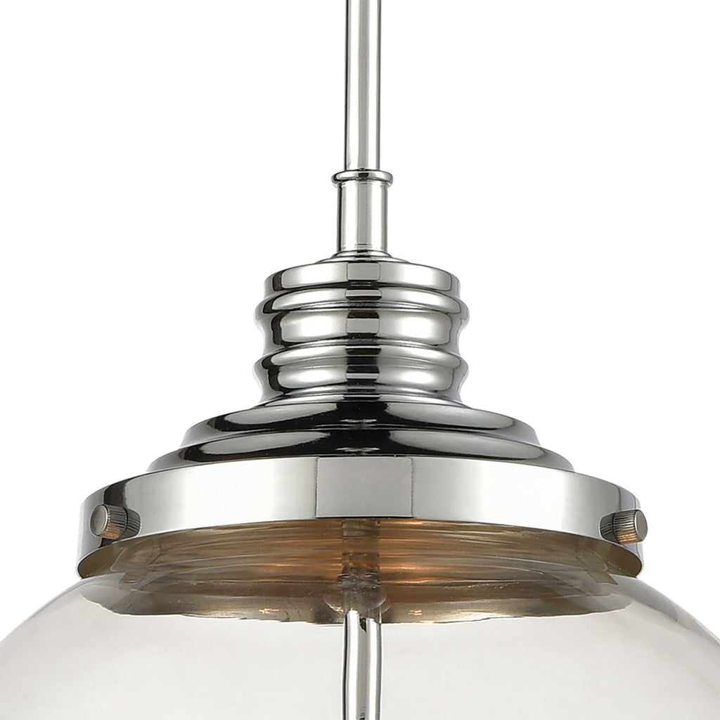Chandra 13'' Wide 4-Light Pendant - Polished Chrome