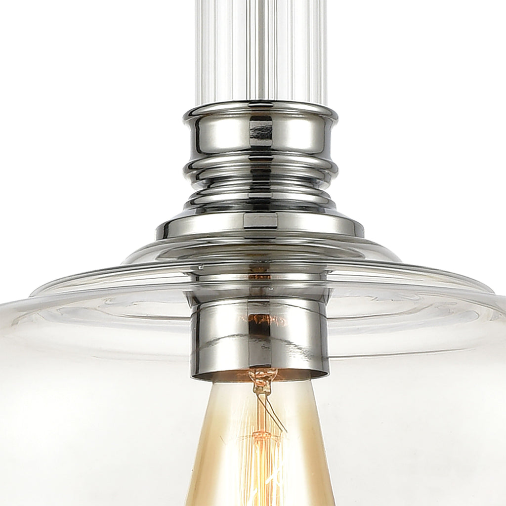 Glasgow 13'' Wide 1-Light Pendant - Polished Chrome