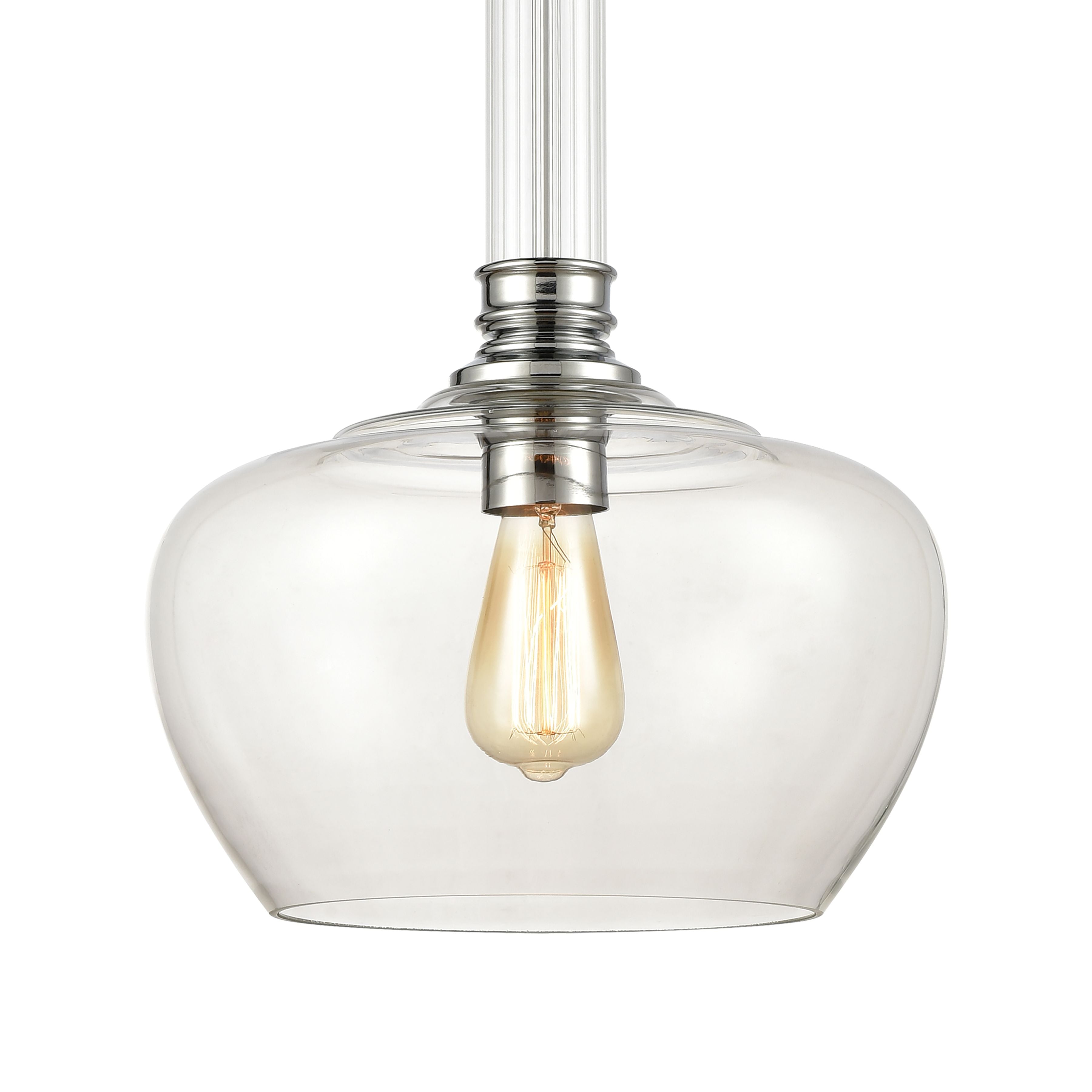 Glasgow 13'' Wide 1-Light Pendant - Polished Chrome