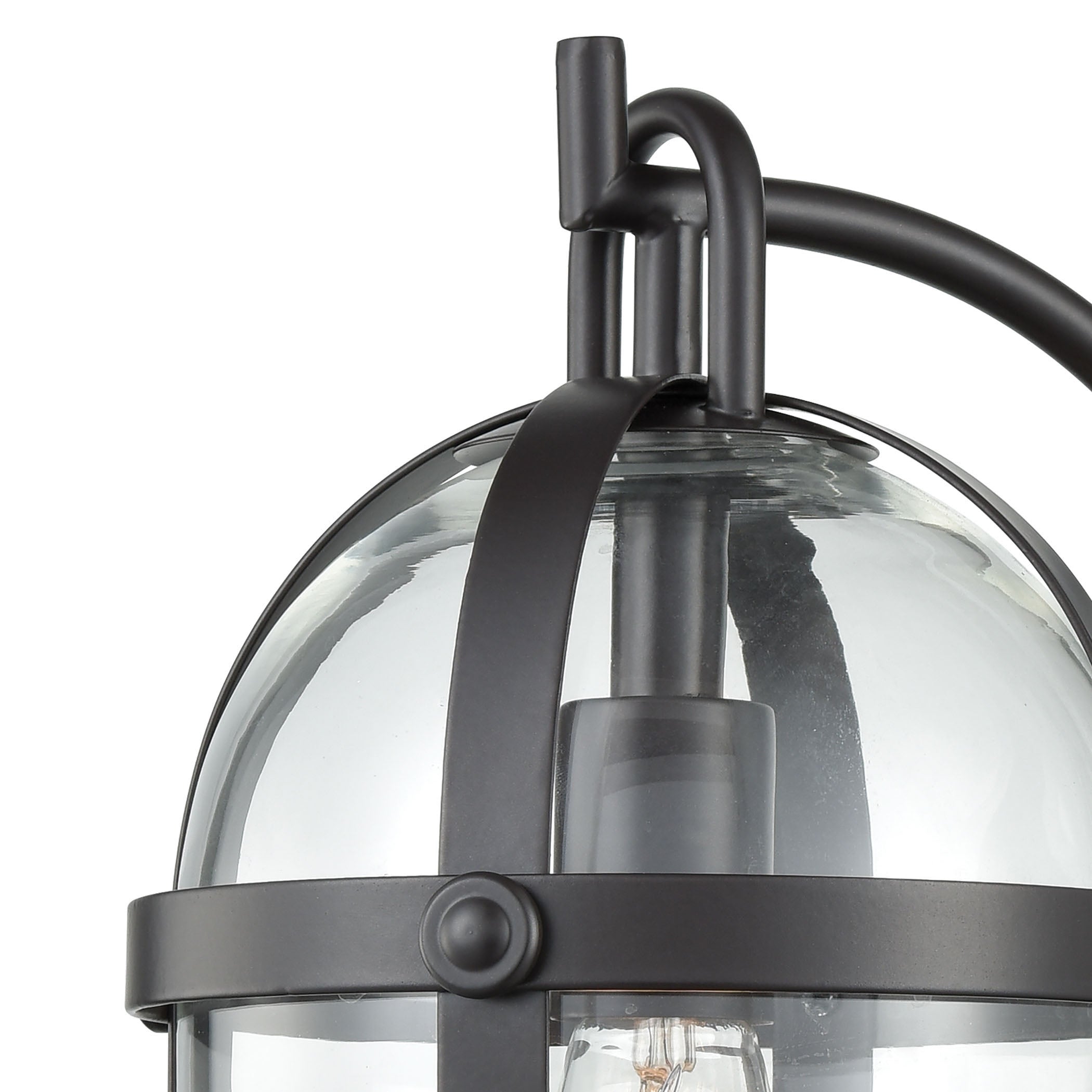 Hunley 13'' High 1-Light Outdoor Sconce - Oil Rubbed Bronze