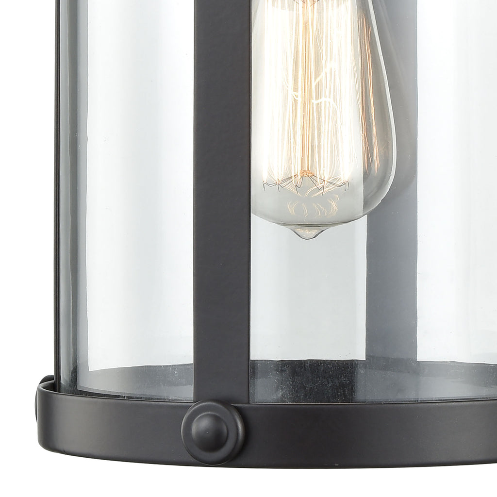 Hunley 13'' High 1-Light Outdoor Sconce - Oil Rubbed Bronze