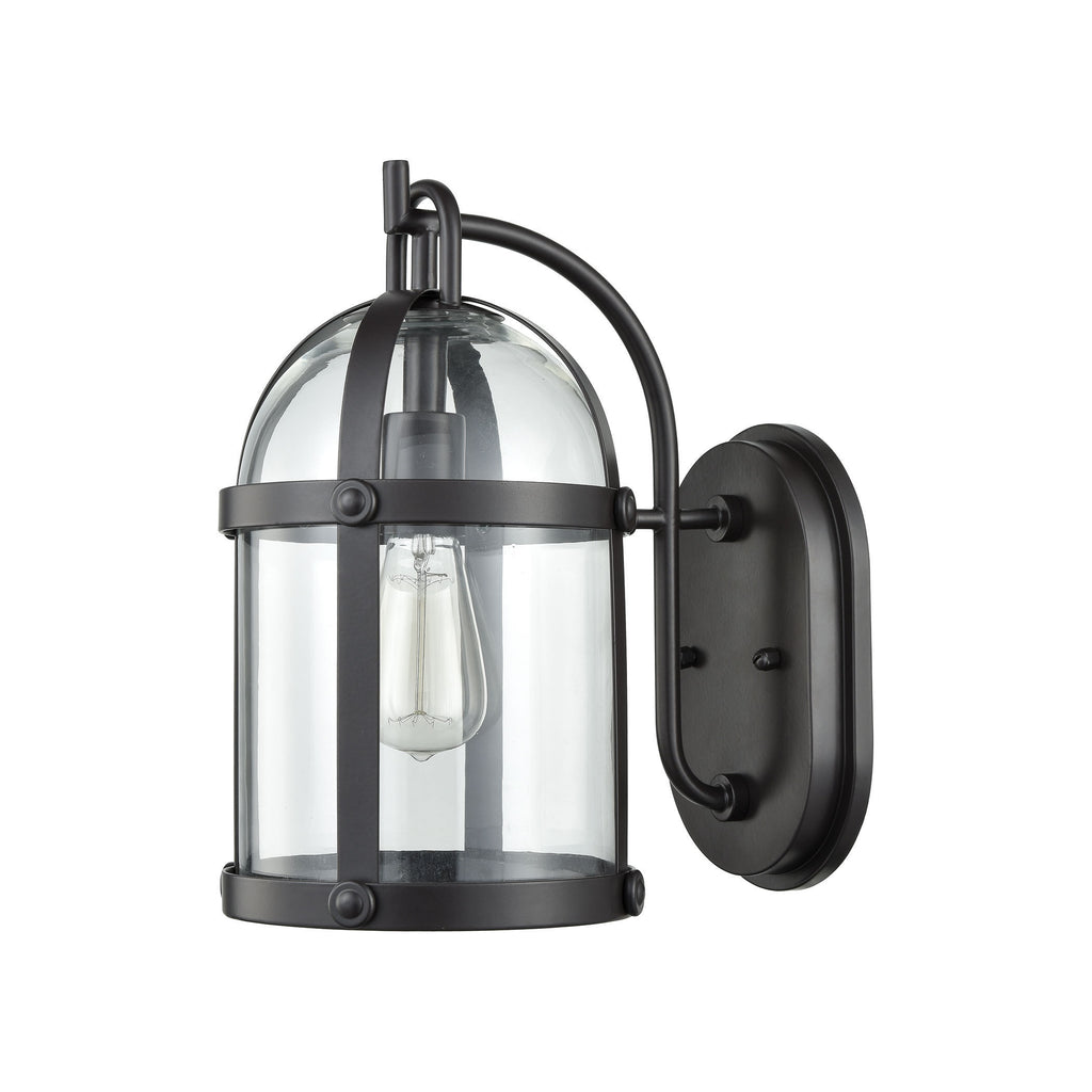 Hunley 13'' High 1-Light Outdoor Sconce - Oil Rubbed Bronze