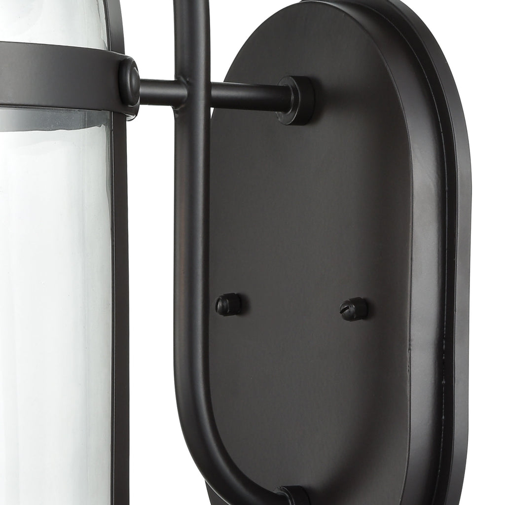 Hunley 18'' High 1-Light Outdoor Sconce - Oil Rubbed Bronze