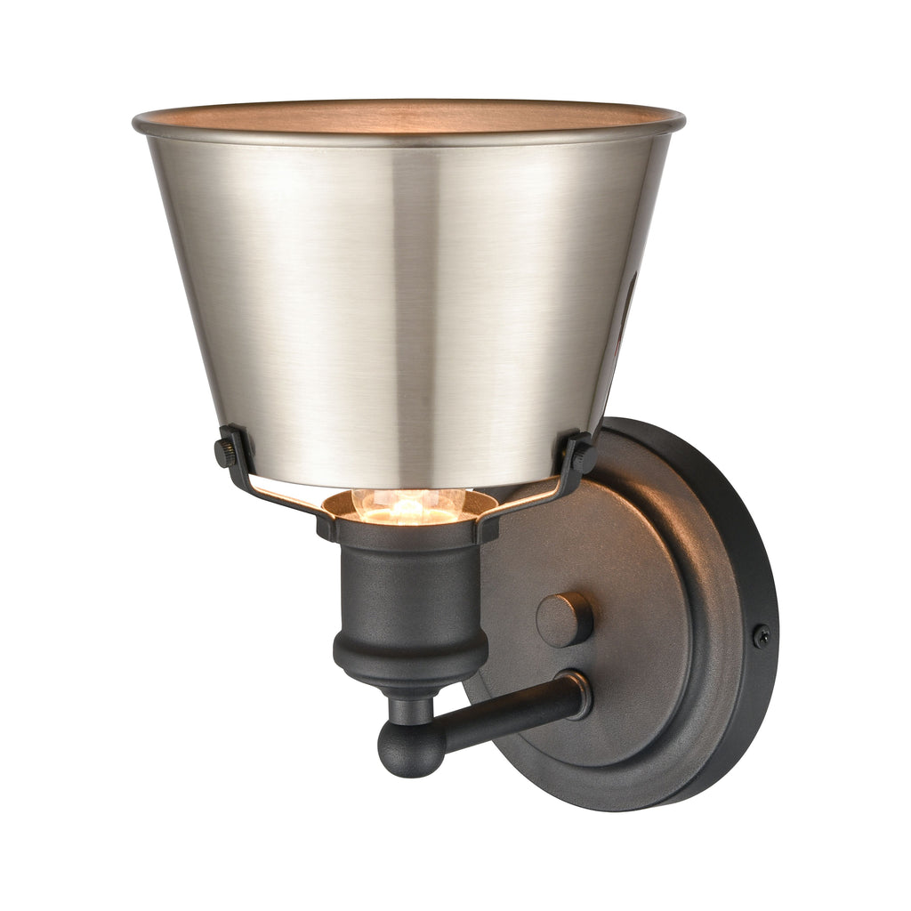 Holgate 9'' High 1-Light Sconce - Charcoal