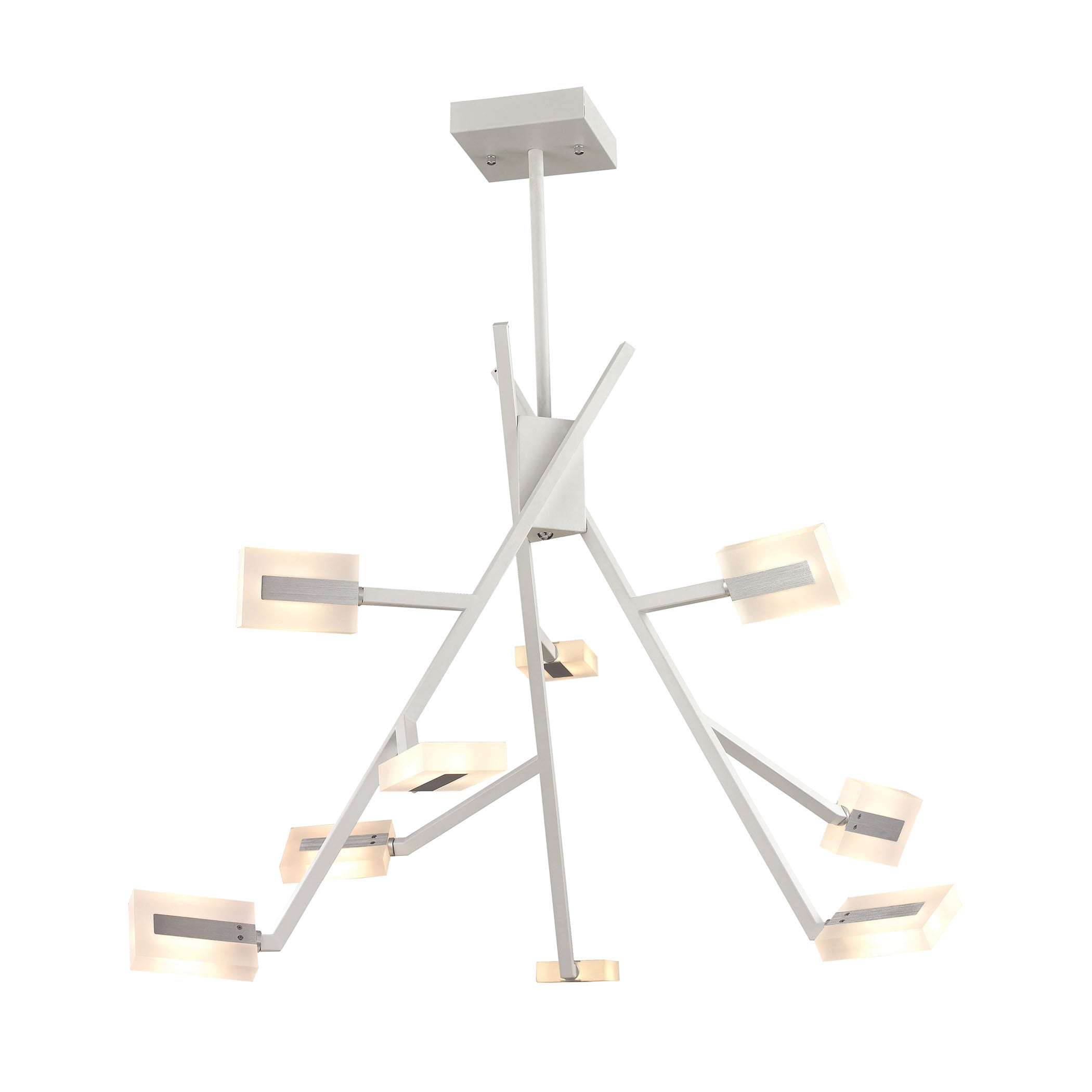 Svelta 33.5'' Wide 9-Light Chandelier - Matte White