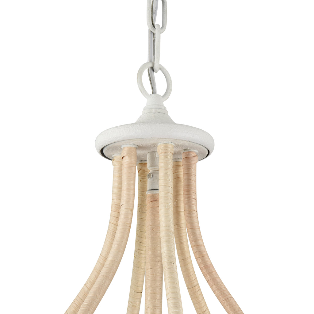 Breezeway 28'' Wide 6-Light Pendant - White Coral