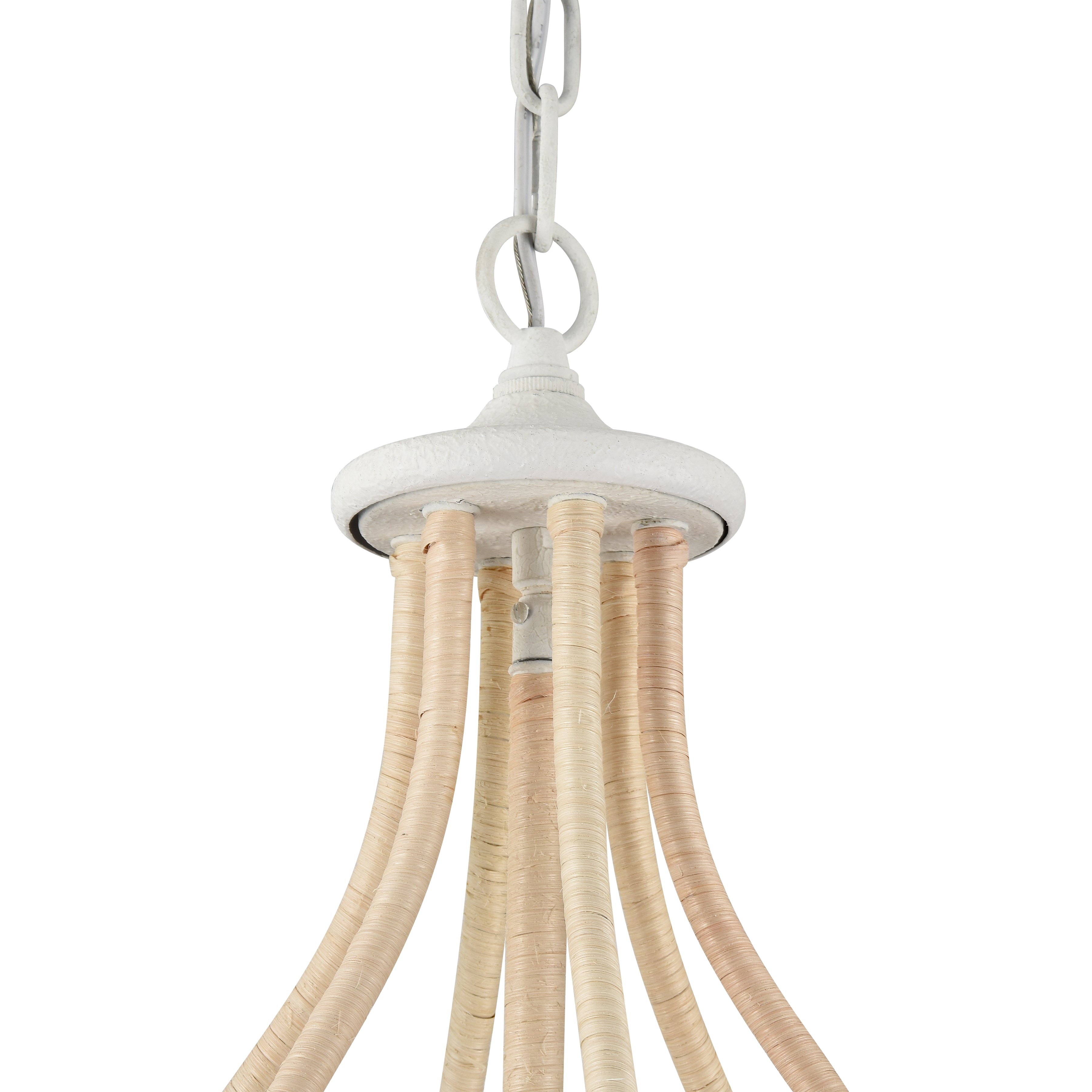 Breezeway 28'' Wide 6-Light Pendant - White Coral