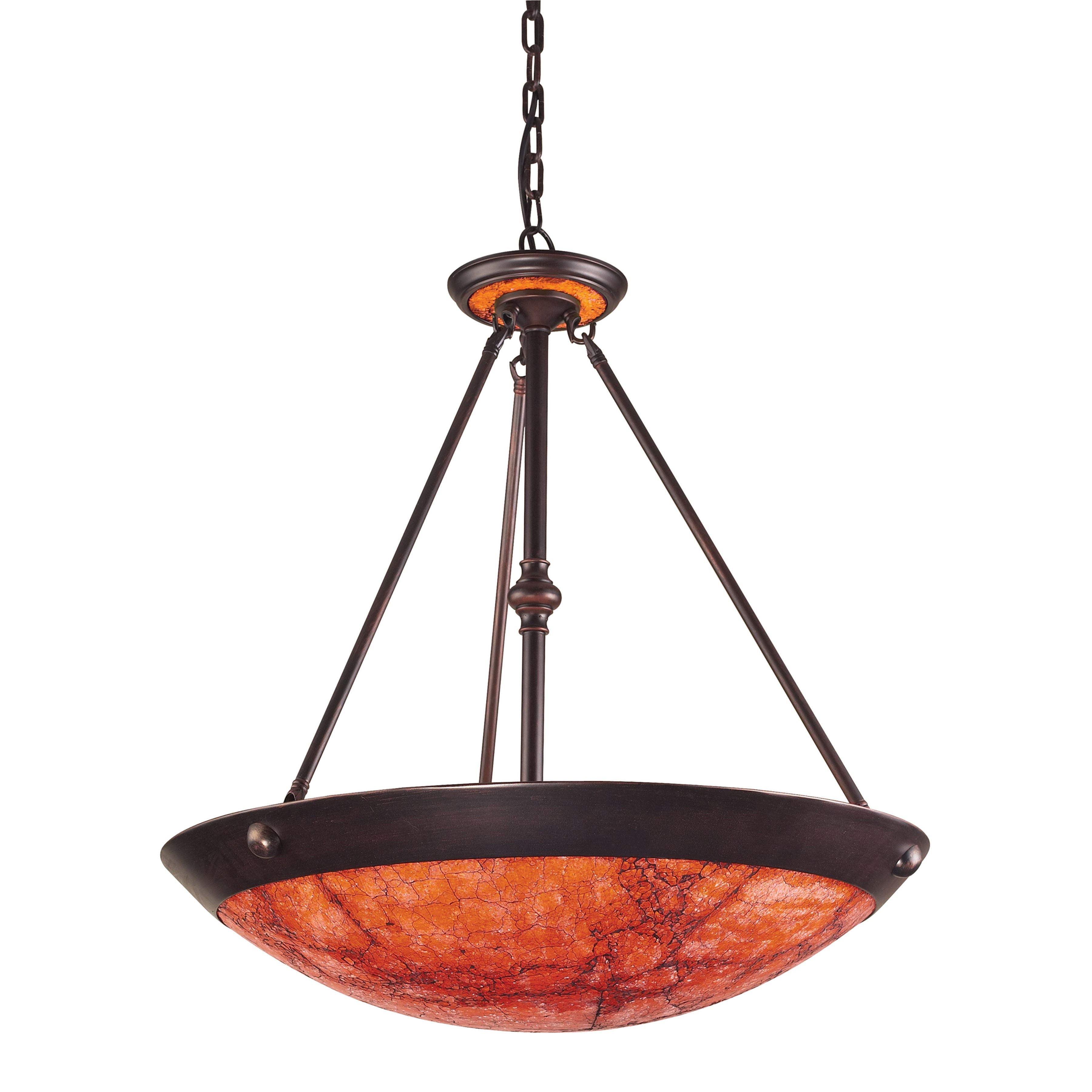 Diamante 24'' Wide 5-Light Pendant - Autumn Brass