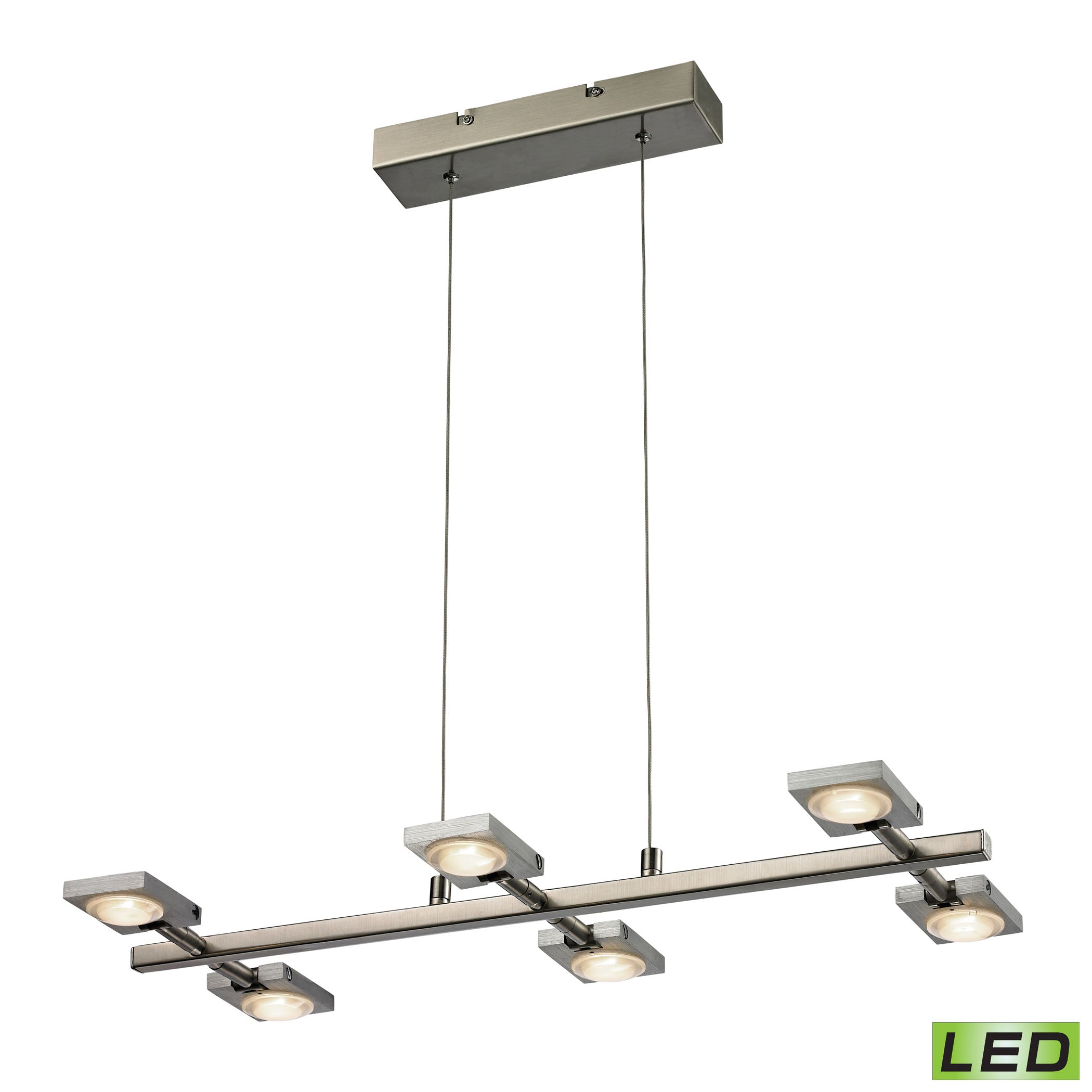 Reilly 11'' Wide 6-Light Chandelier - Brushed Nickel