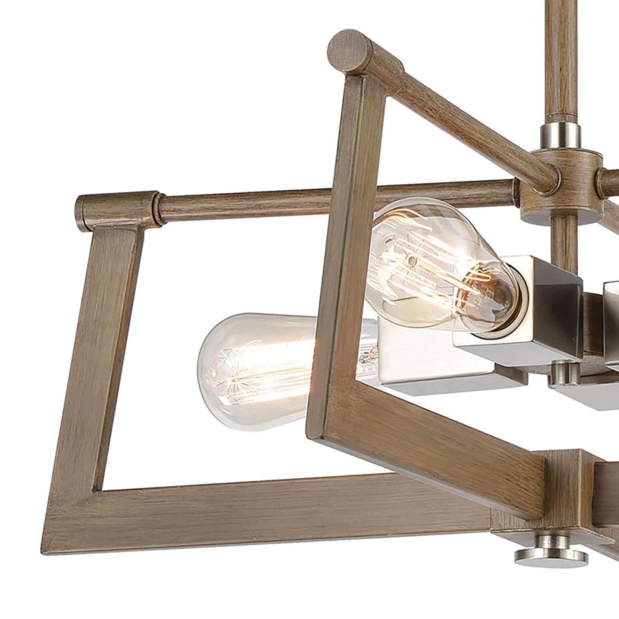 Axis 21'' Wide 4-Light Pendant - Light Wood