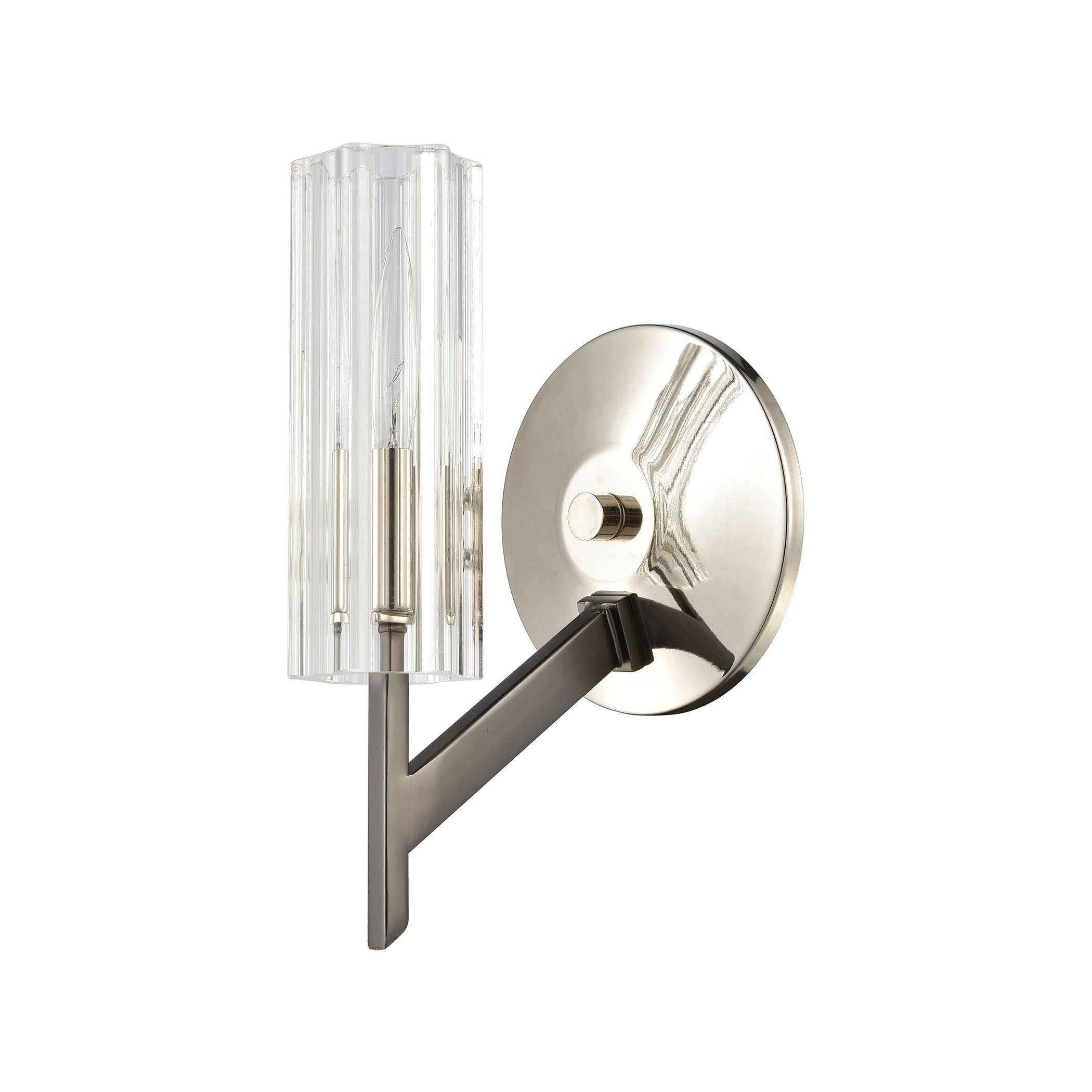 Aspire 10'' High 1-Light Sconce - Black Nickel