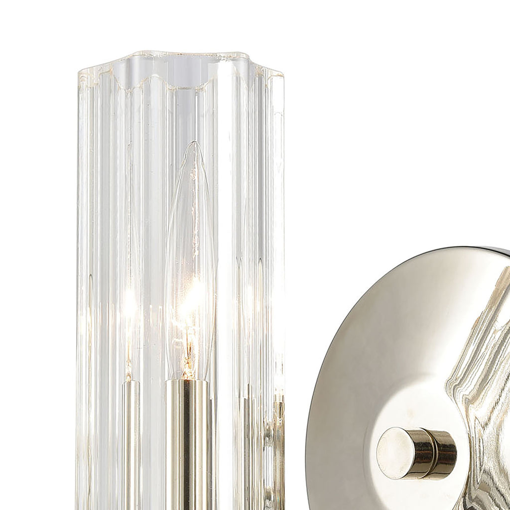 Aspire 10'' High 1-Light Sconce - Black Nickel