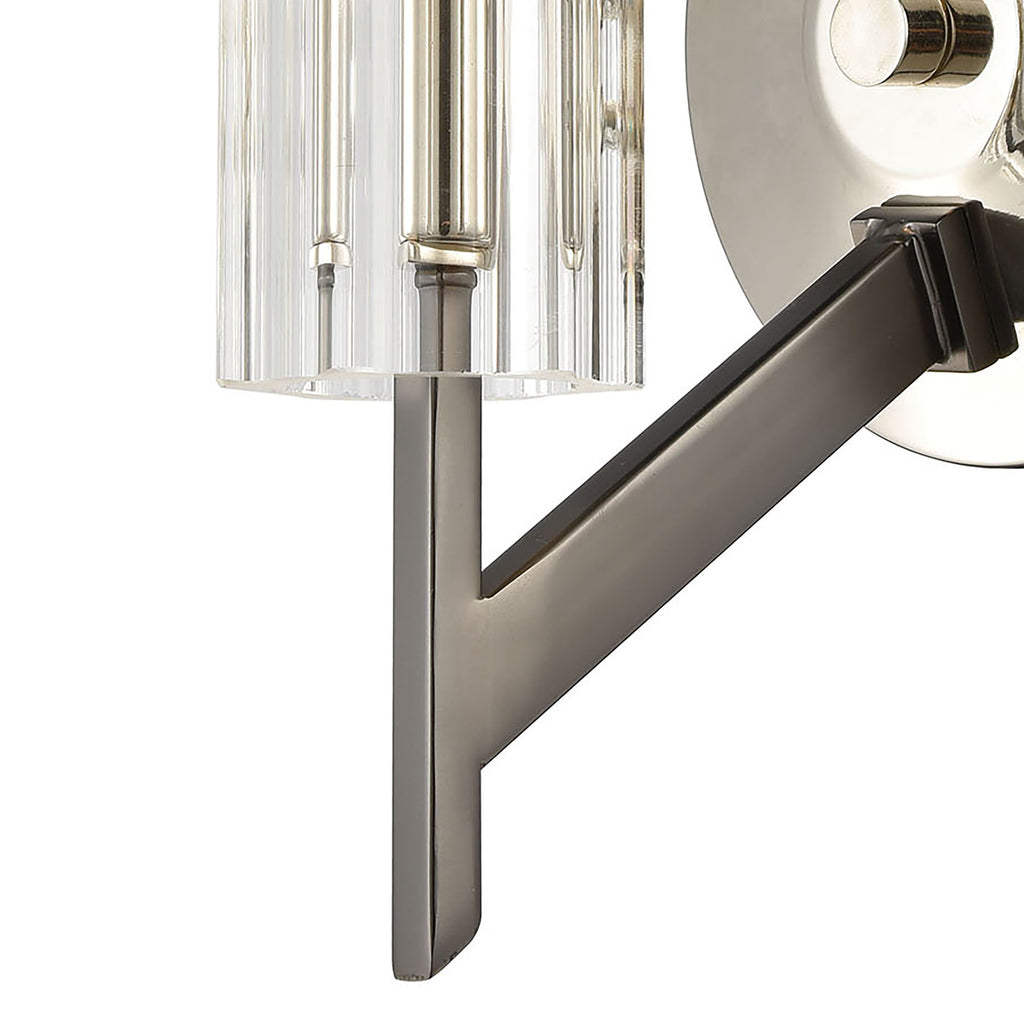 Aspire 10'' High 1-Light Sconce - Black Nickel