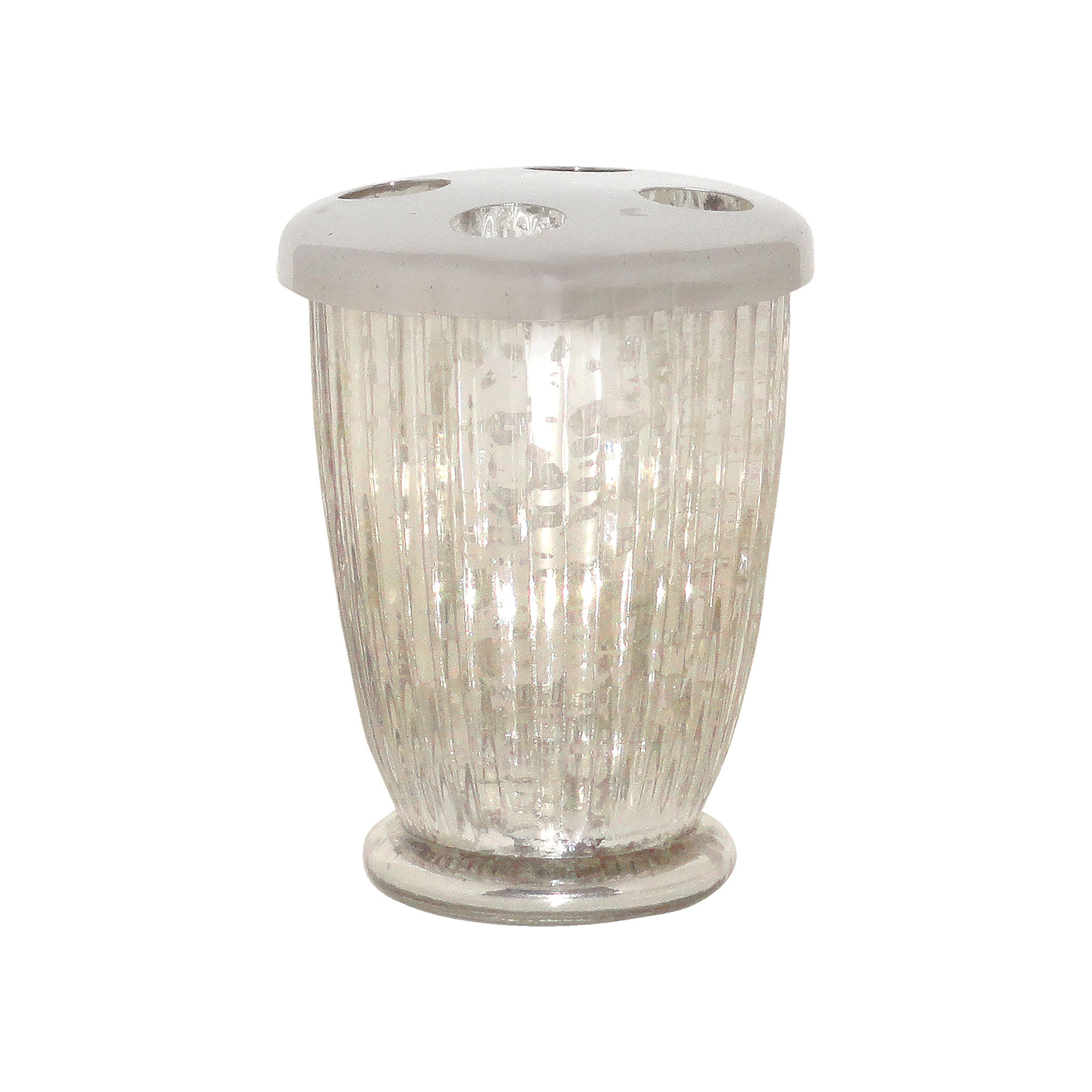 Scarlette Toothbrush Holder - Metallic Silver