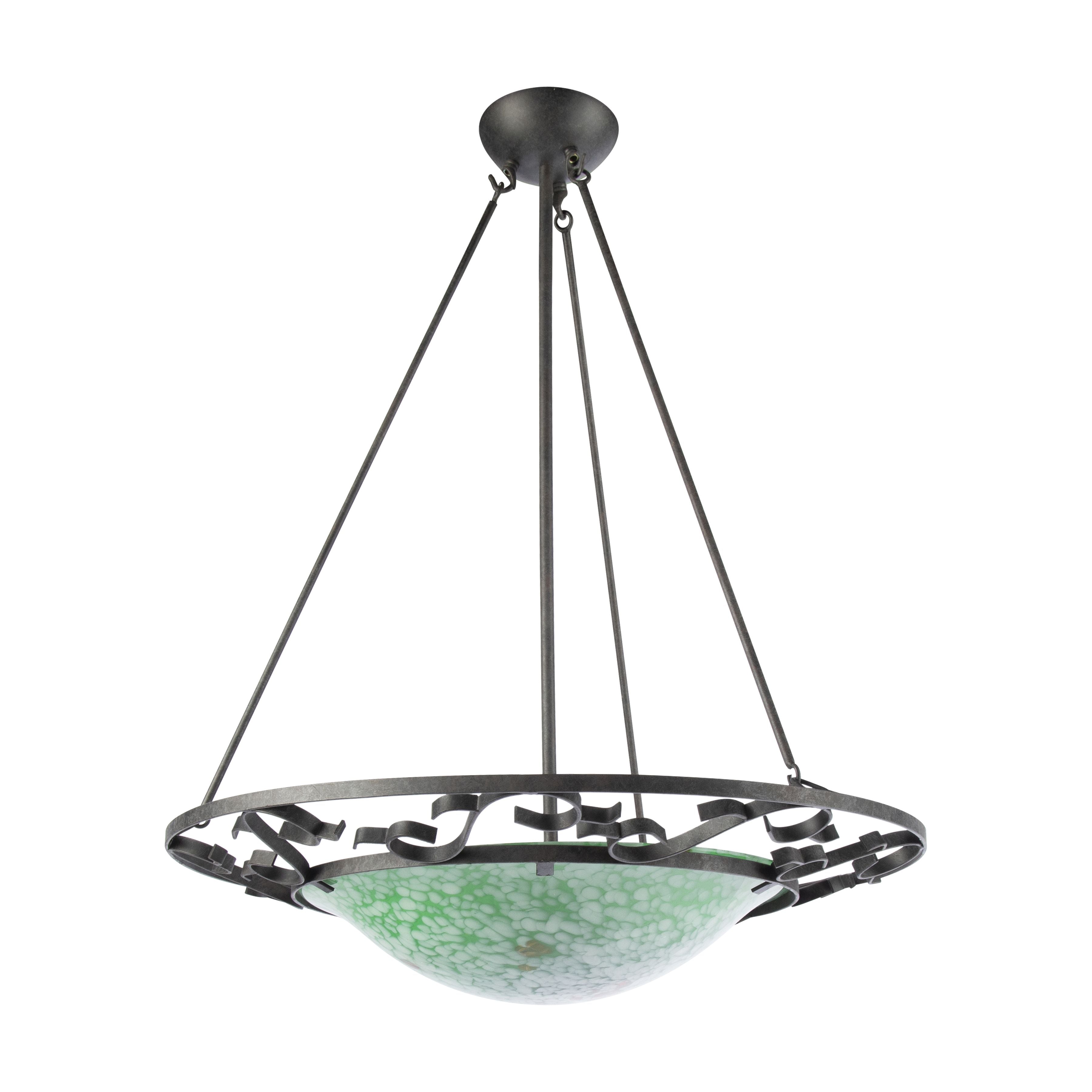 Lumina 23'' Wide 3-Light Pendant - Emerald Glass