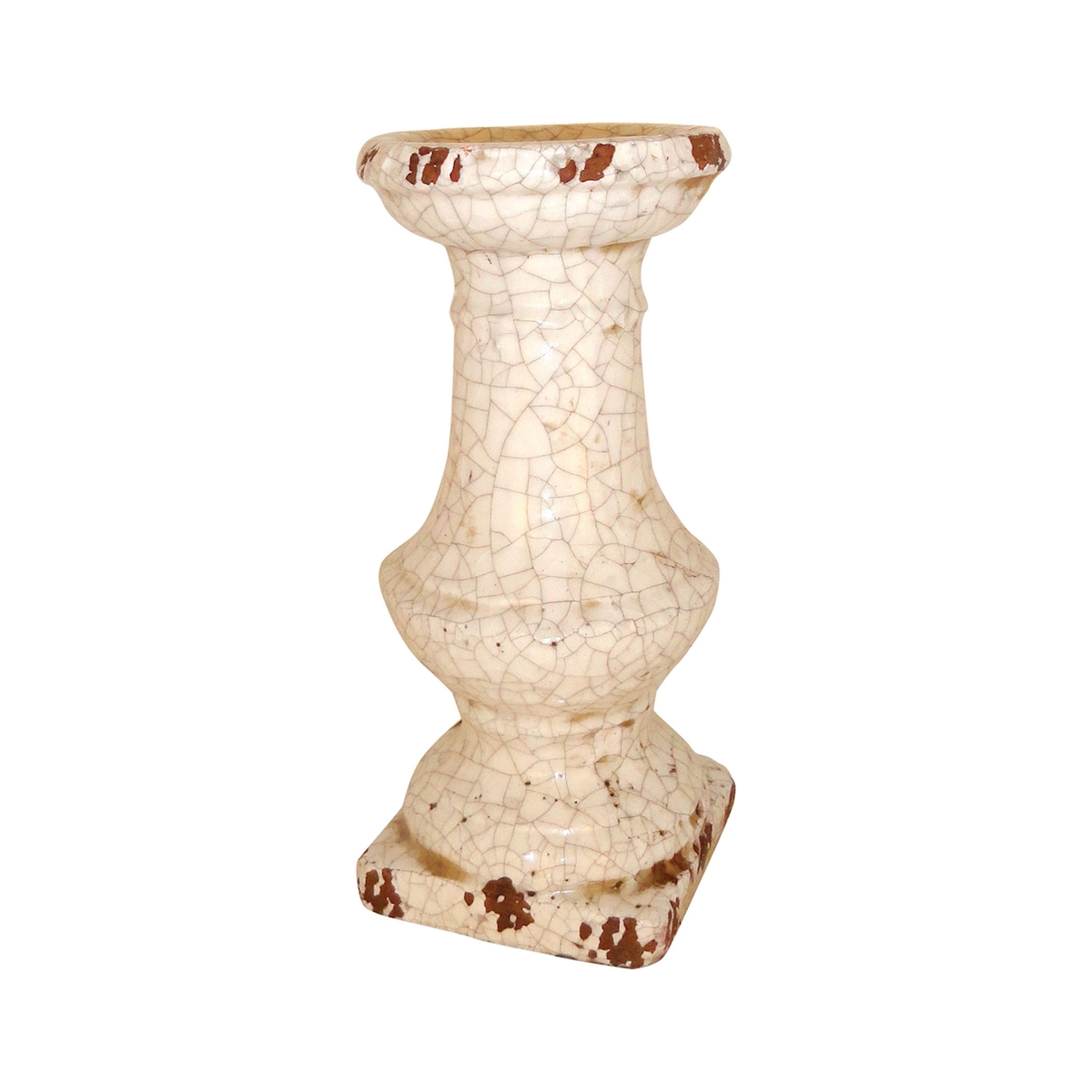 Jardin Plant Stand - White Crackle