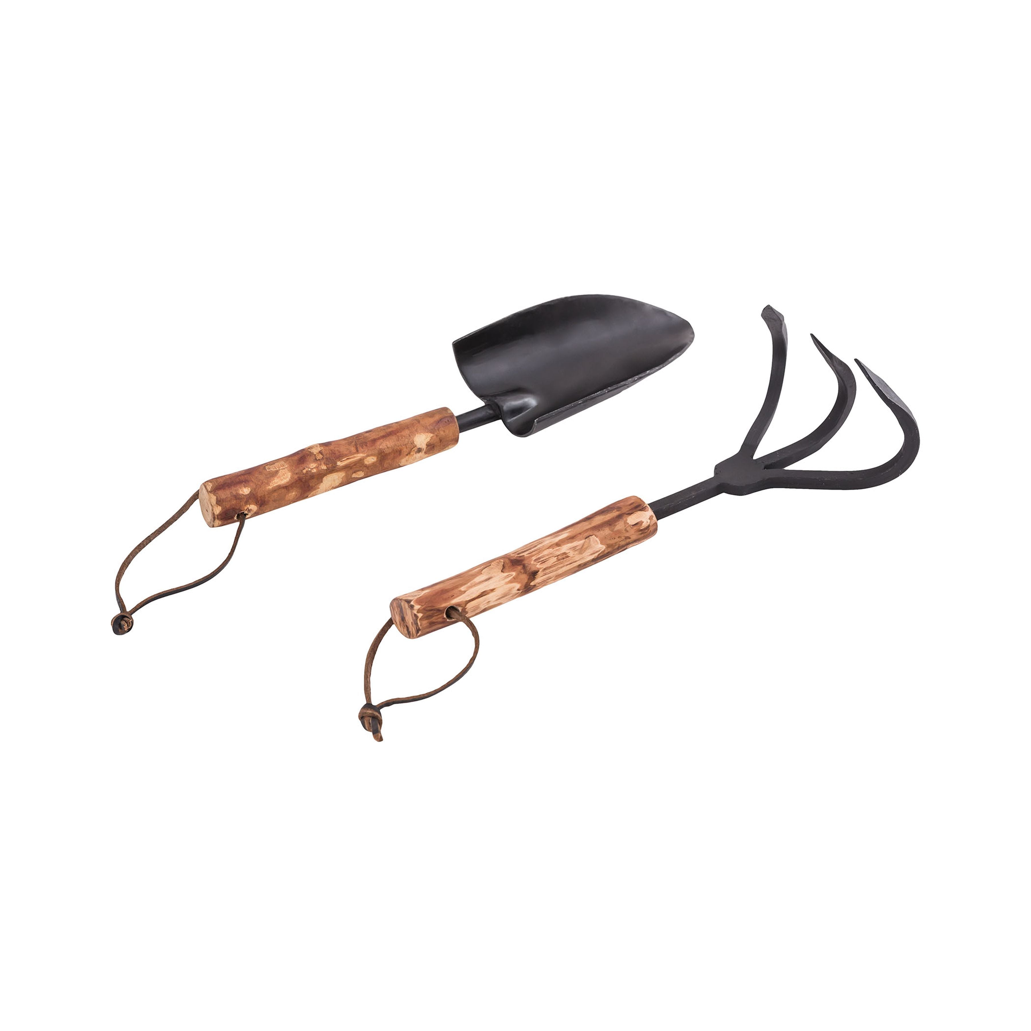 Folkestone Garden Tools - Set of 2 Black