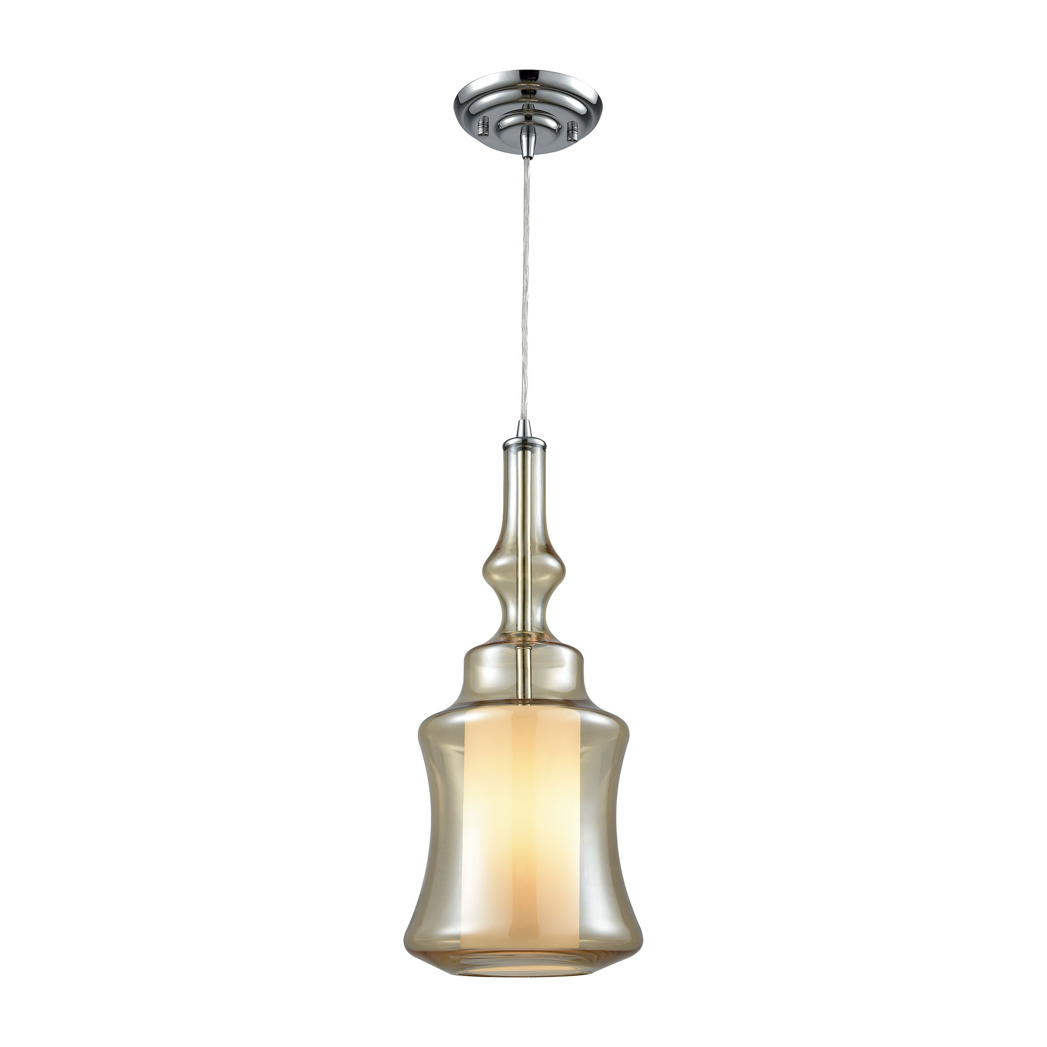 Aloren 8'' Wide 1-Light Mini Pendant - Polished Chrome