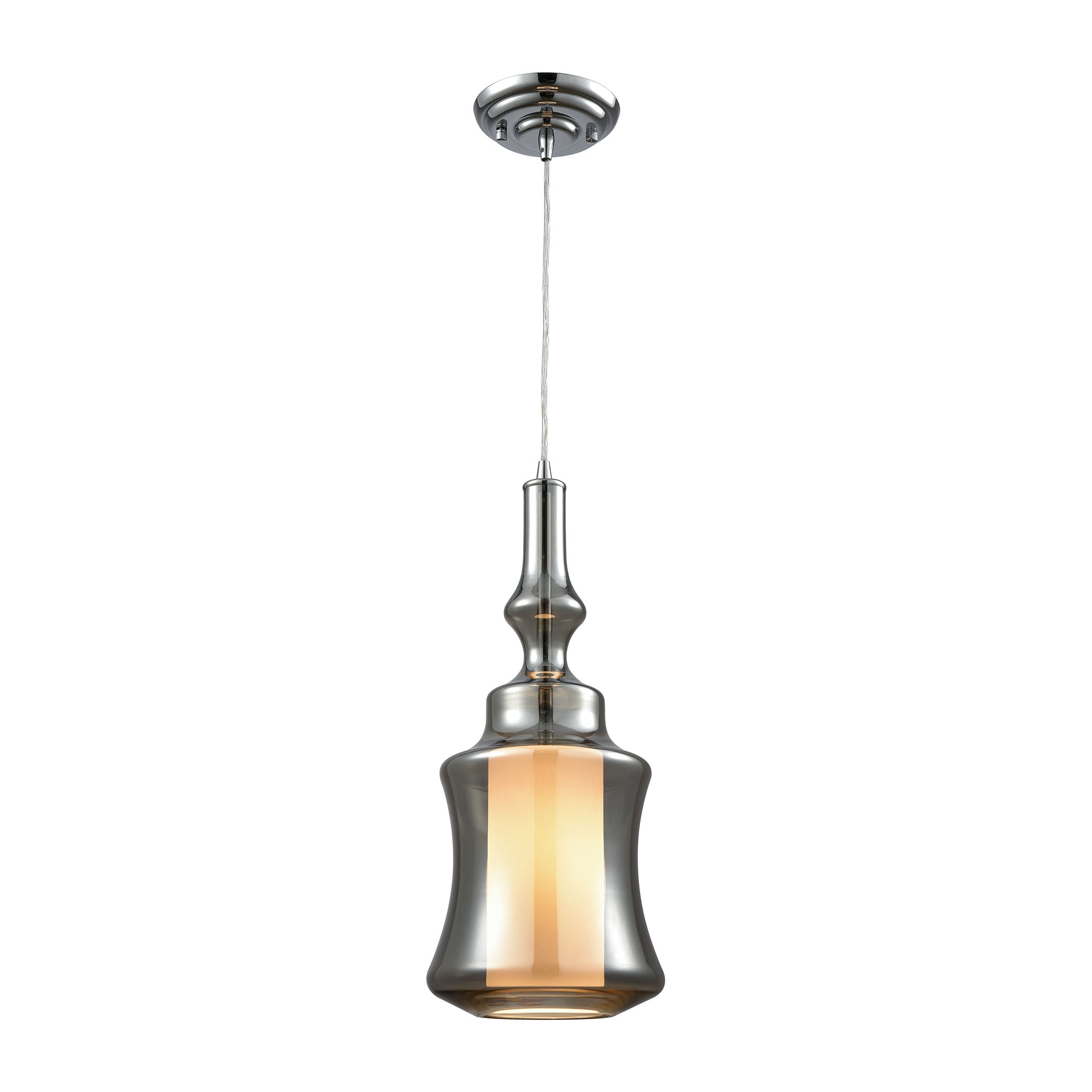 Aloren 8'' Wide 1-Light Mini Pendant - Chrome