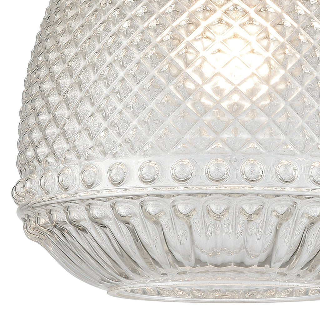 Victoriana 7'' Wide 1-Light Mini Pendant - Polished Chrome