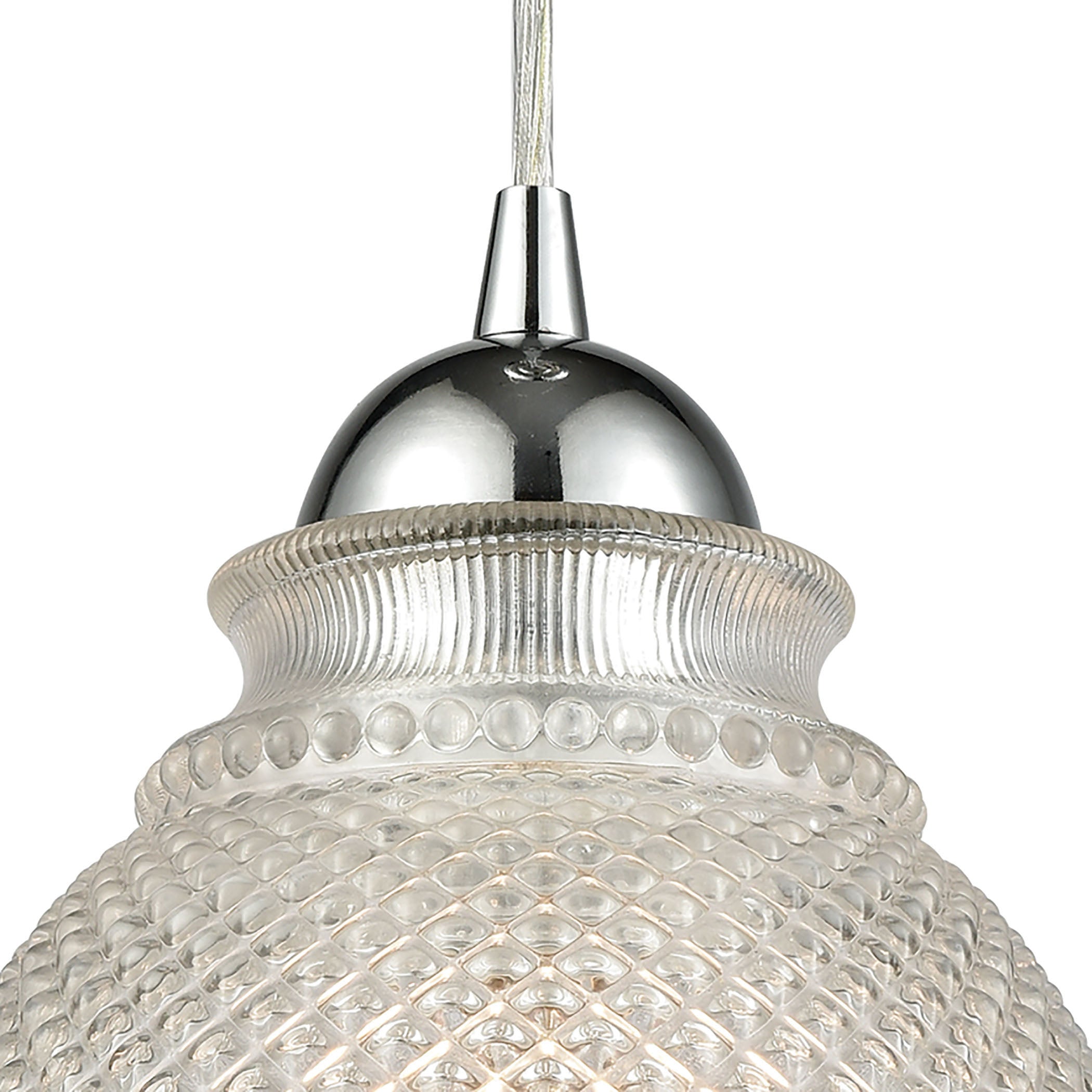 Victoriana 7'' Wide 1-Light Mini Pendant - Polished Chrome