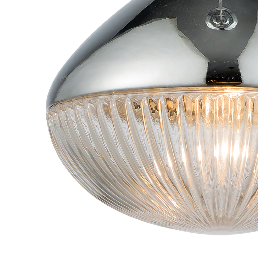 Ravette 6'' Wide 1-Light Mini Pendant - Polished Chrome