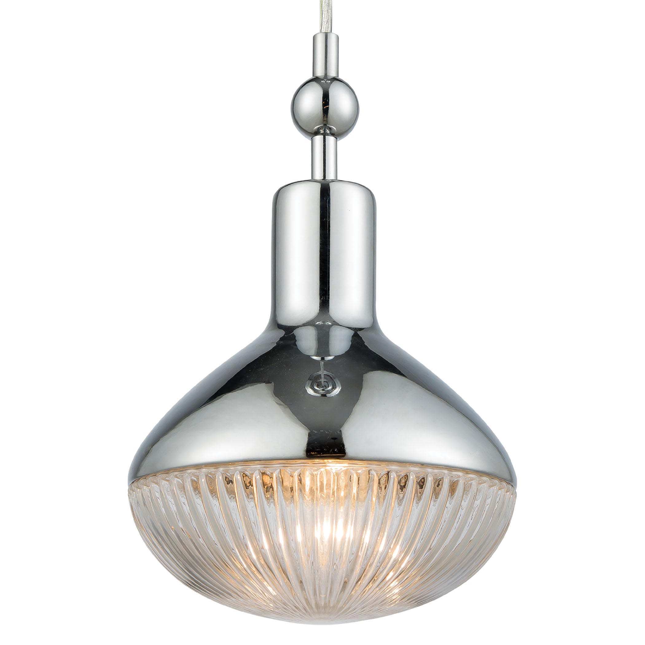 Ravette 6'' Wide 1-Light Mini Pendant - Polished Chrome