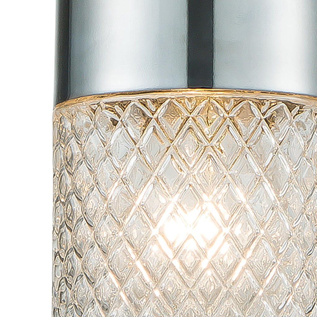 Capsula 4'' Wide 1-Light Mini Pendant - Polished Chrome