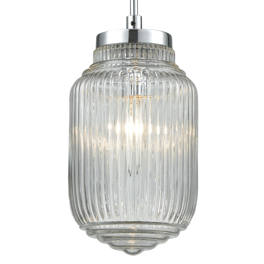 Dubois 5'' Wide 1-Light Mini Pendant - Polished Chrome