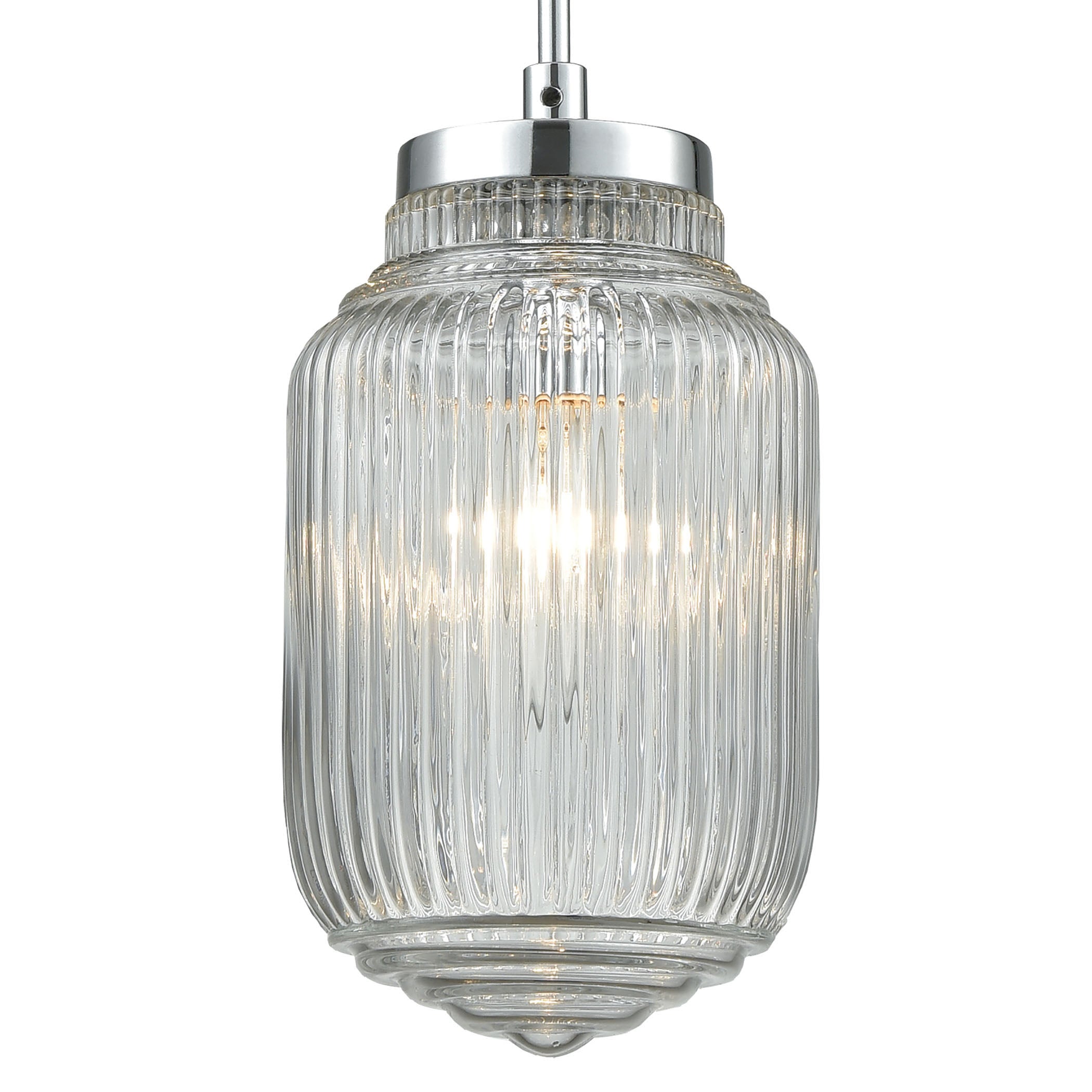 Dubois 5'' Wide 1-Light Mini Pendant - Polished Chrome
