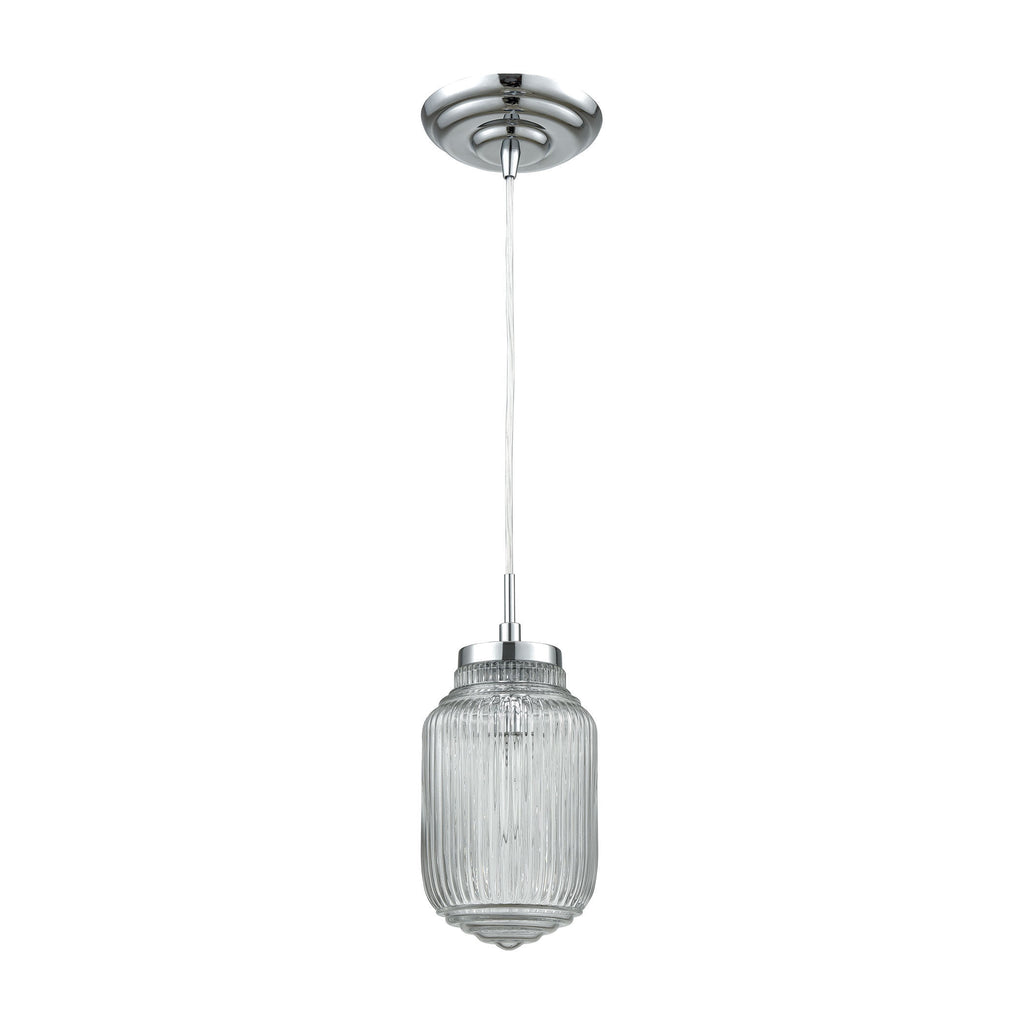 Dubois 5'' Wide 1-Light Mini Pendant - Polished Chrome