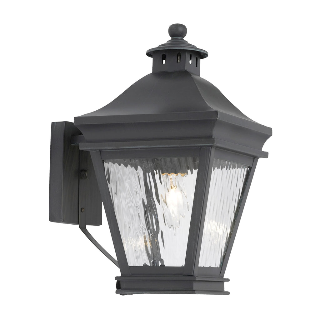 Landings 13'' High 1-Light Outdoor Sconce - Charcoal
