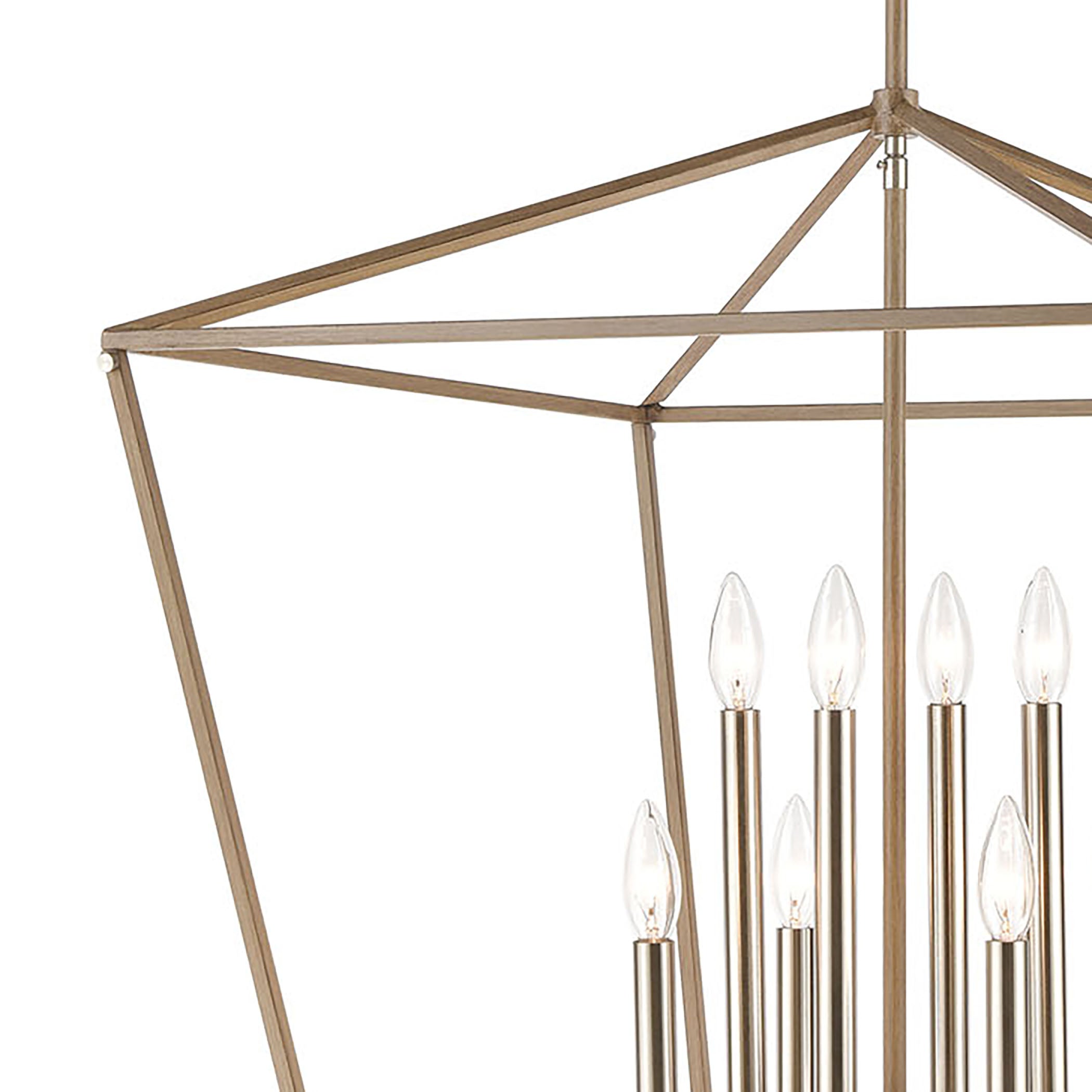 Fairfax 24'' Wide 8-Light Chandelier - Wood Tone