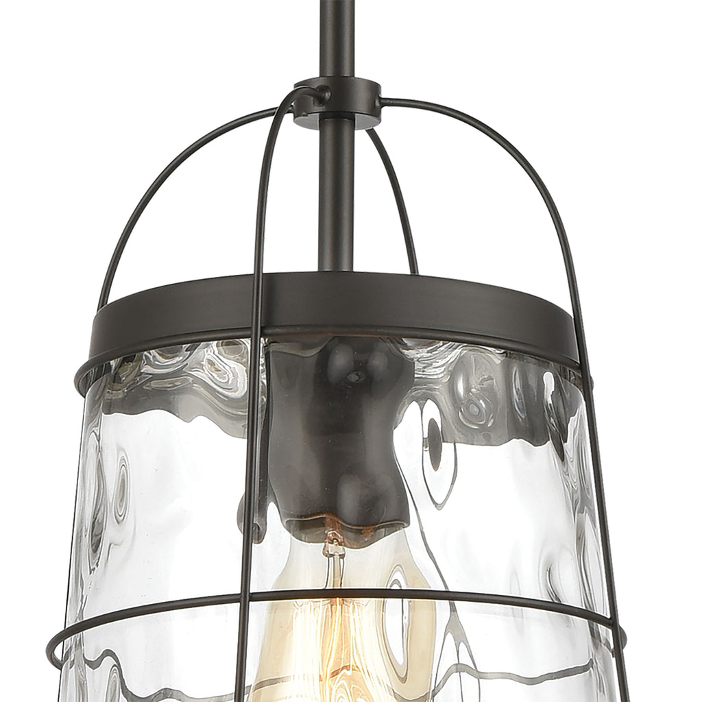 Azaria 9'' Wide 1-Light Mini Pendant - Oil Rubbed Bronze