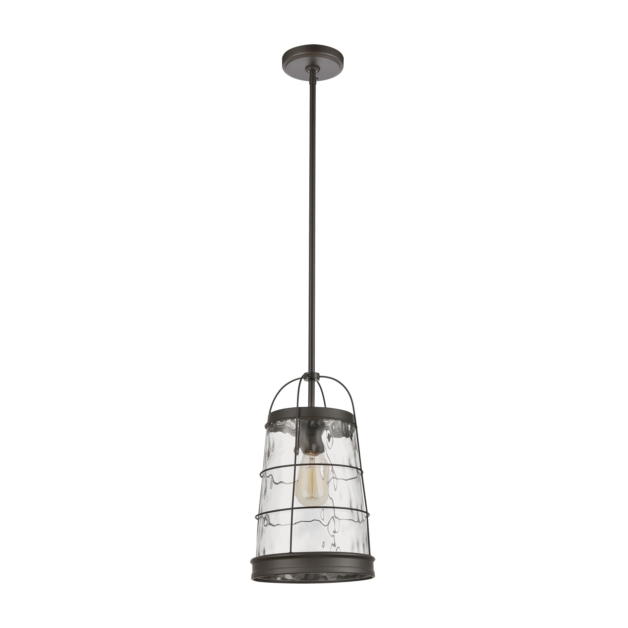 Azaria 9'' Wide 1-Light Mini Pendant - Oil Rubbed Bronze